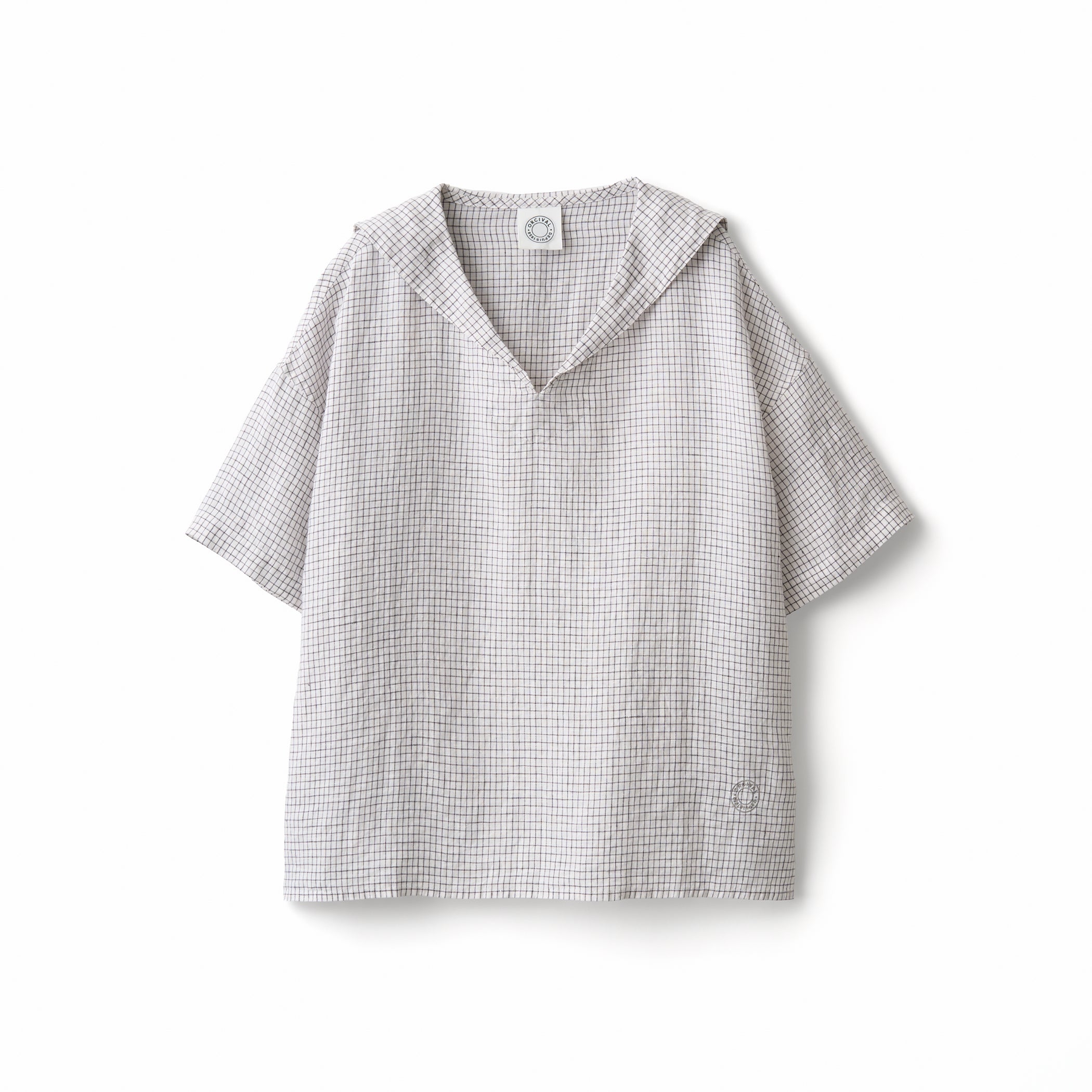 Women's Linen Sailor Check Shirt