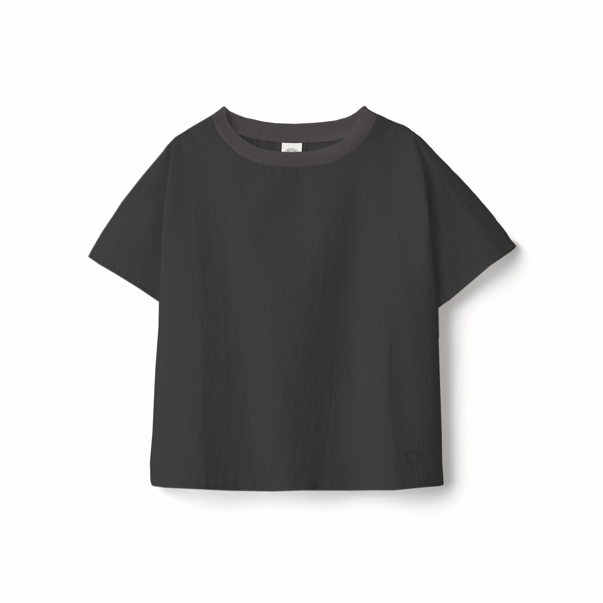 Women's Airy Cotton See Through Short Sleeve Pullover