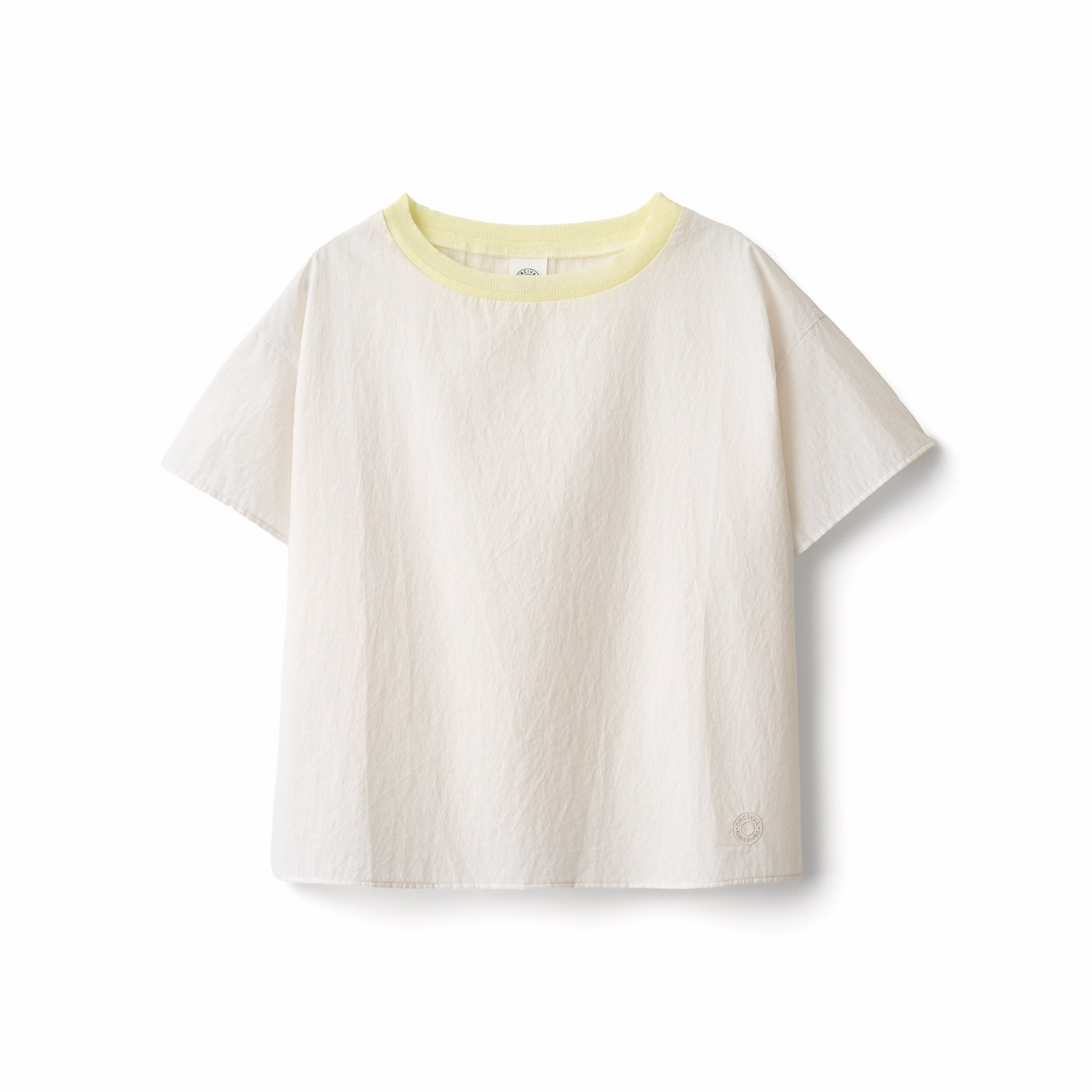 Women's Airy Cotton See Through Short Sleeve Pullover