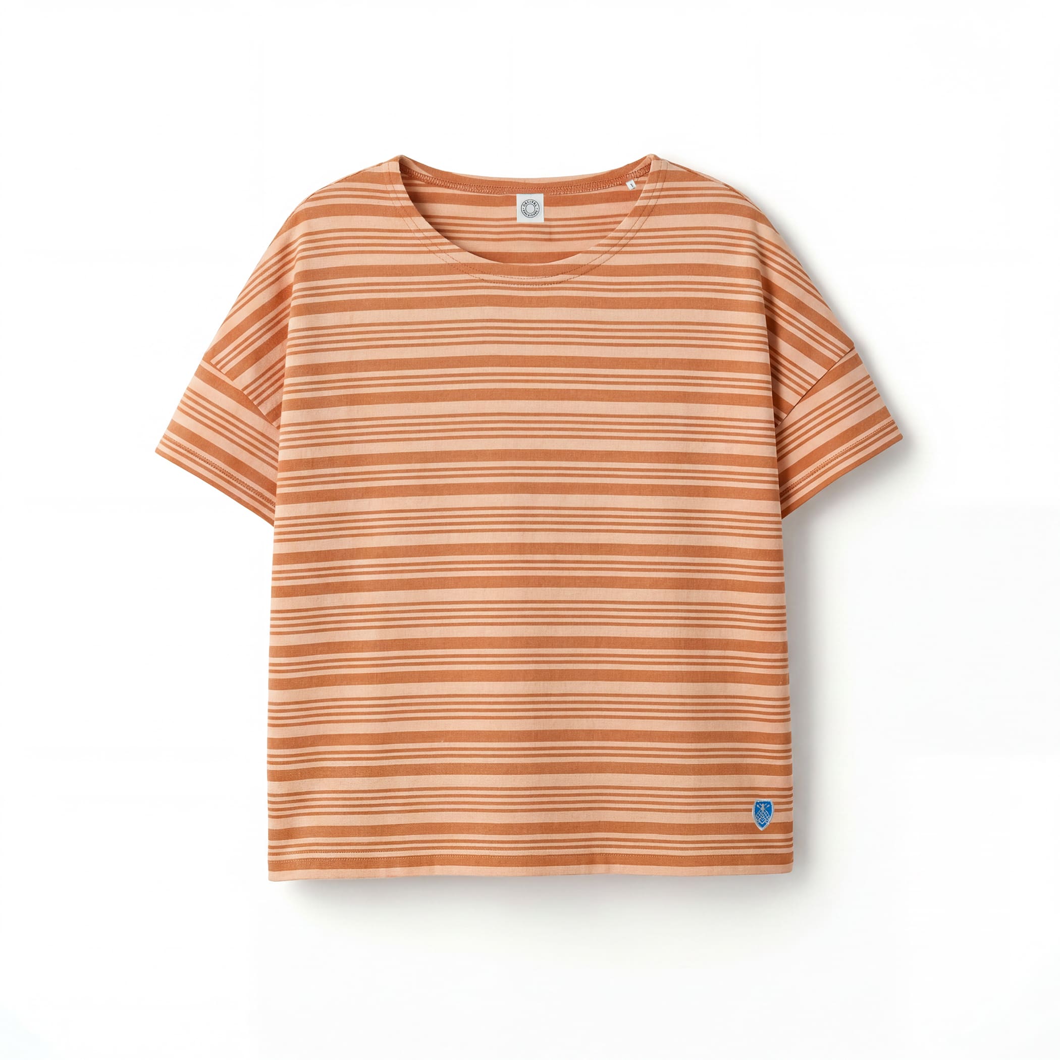 Women's Cotton Jersey Crew Neck Short Sleeve Pullover