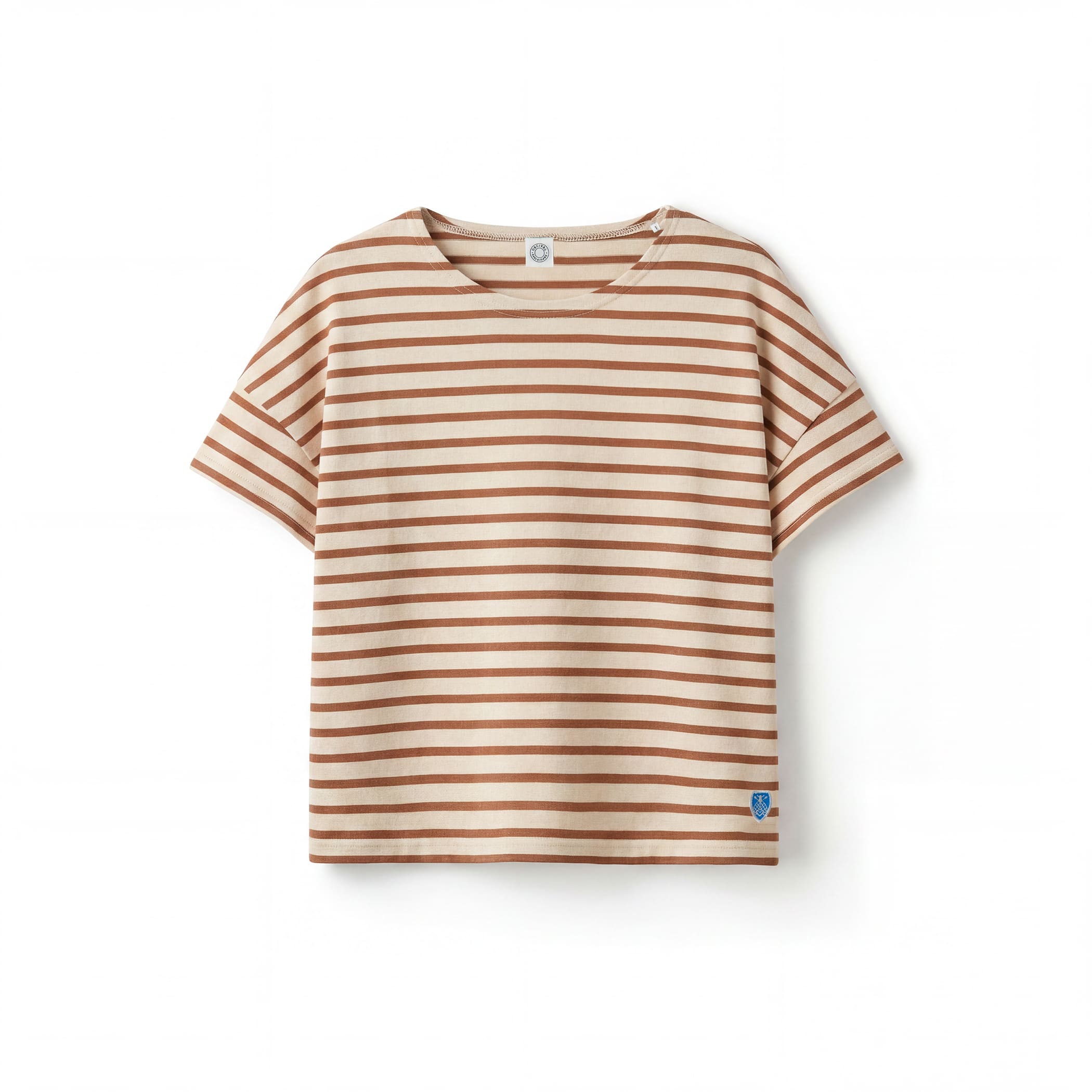Women's Cotton Jersey Crew Neck Short Sleeve Pullover