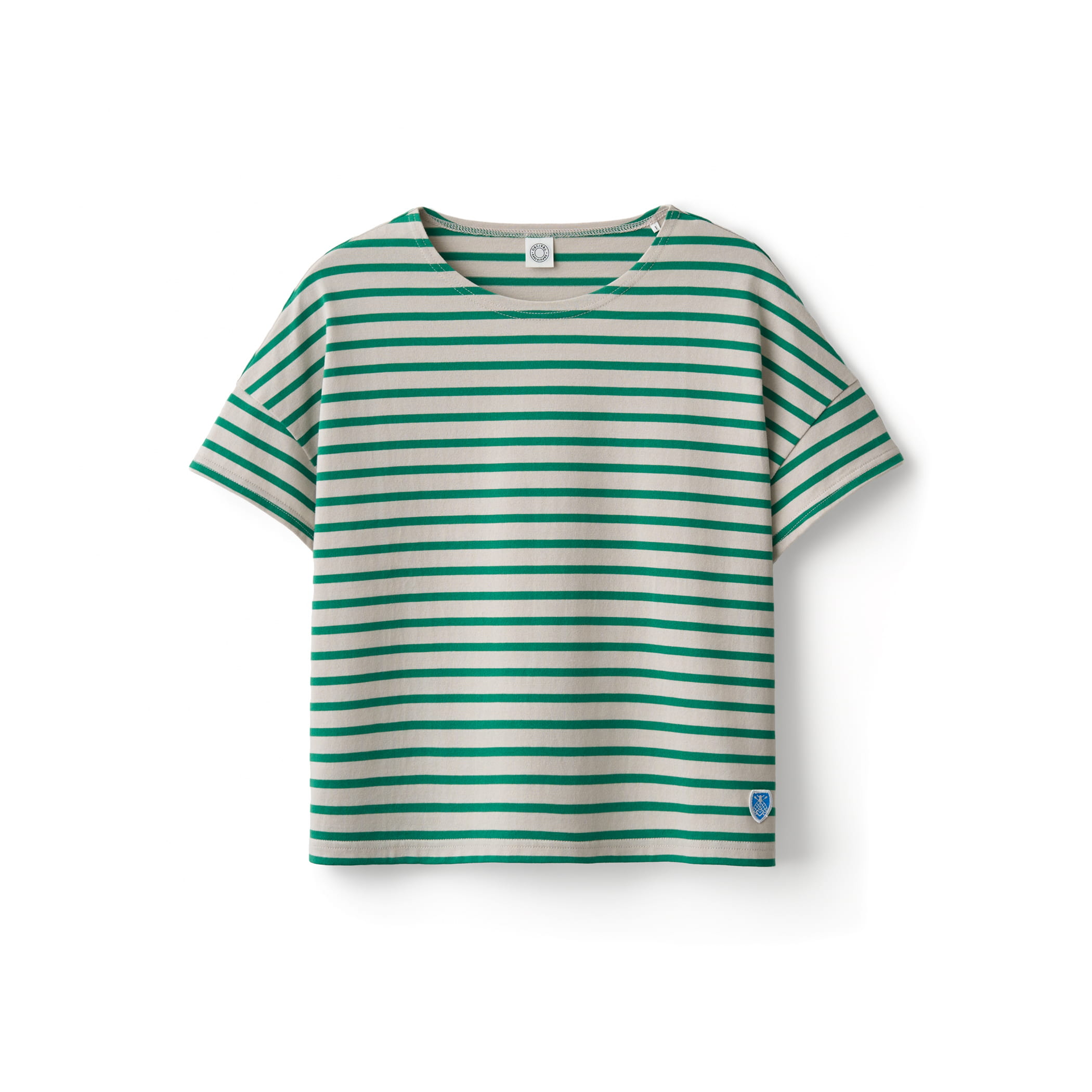 Women's Cotton Jersey Crew Neck Short Sleeve Pullover