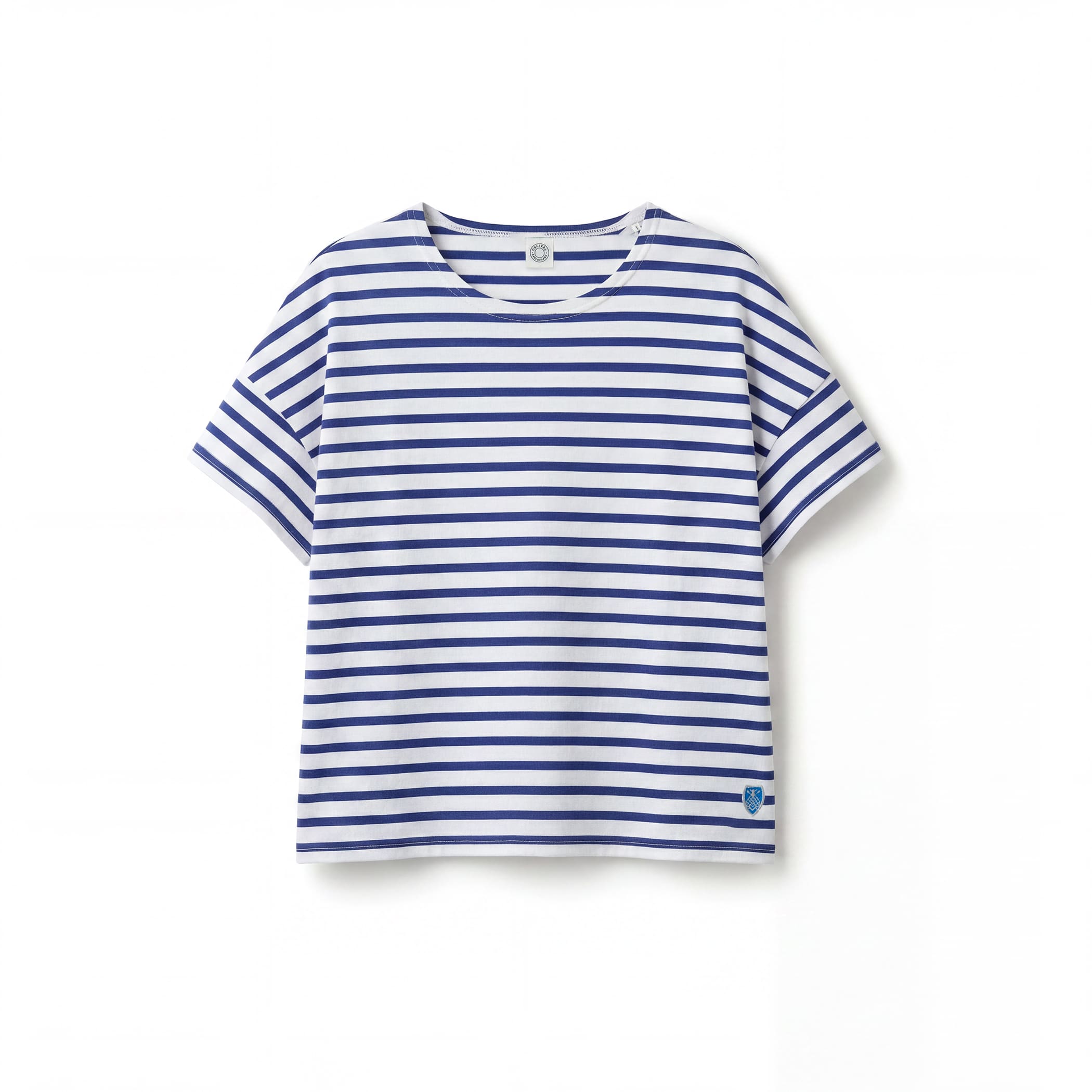 Women's Cotton Jersey Crew Neck Short Sleeve Pullover