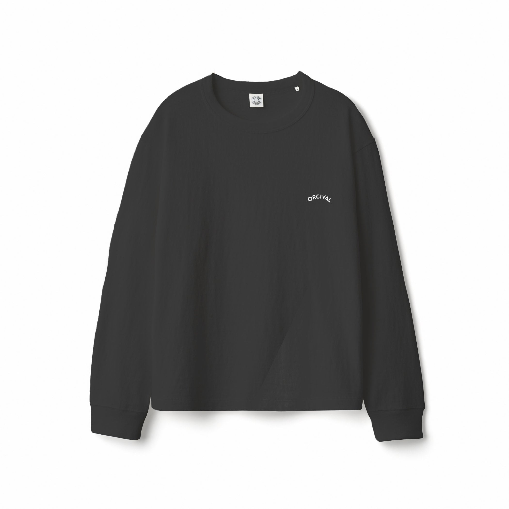 Women's Uneven Jersey Embroidery Long Sleeve Pullover｜ORCIVAL