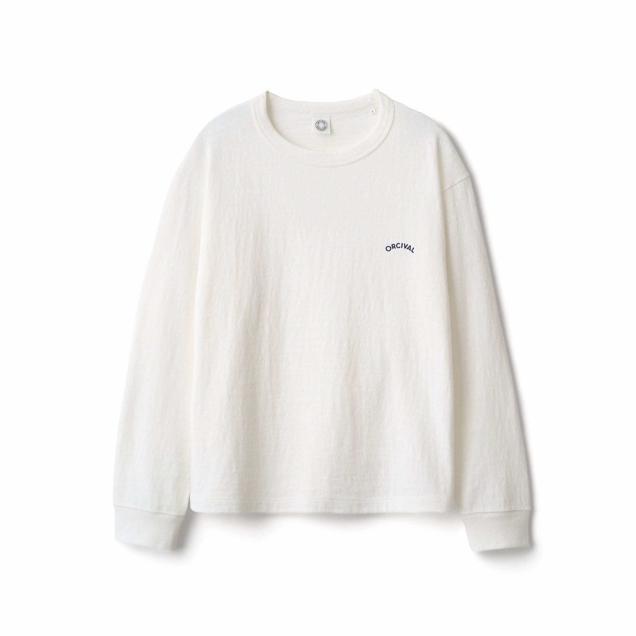 Women's Uneven Jersey Embroidery Long Sleeve Pullover