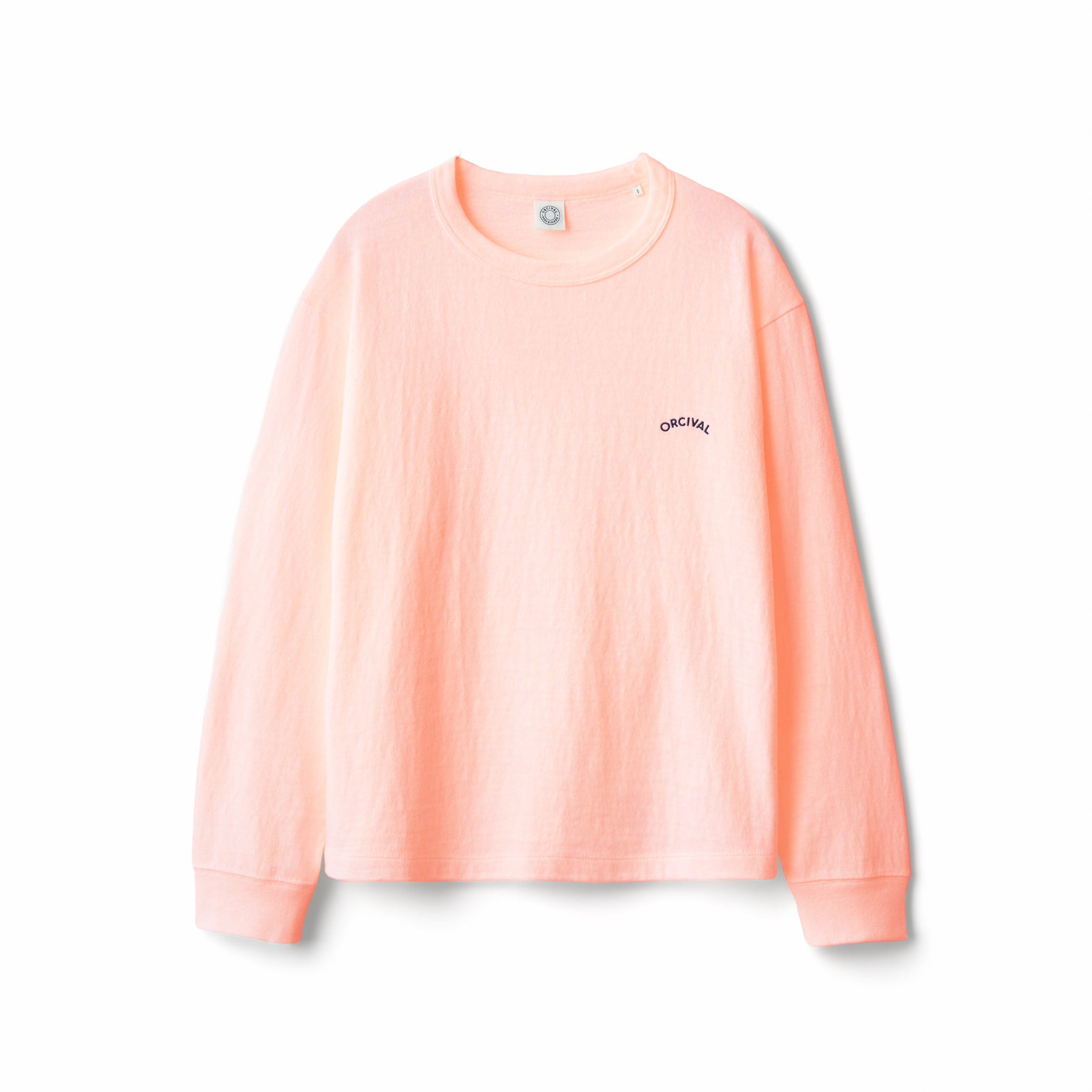 Women's Uneven Jersey Embroidery Long Sleeve Pullover