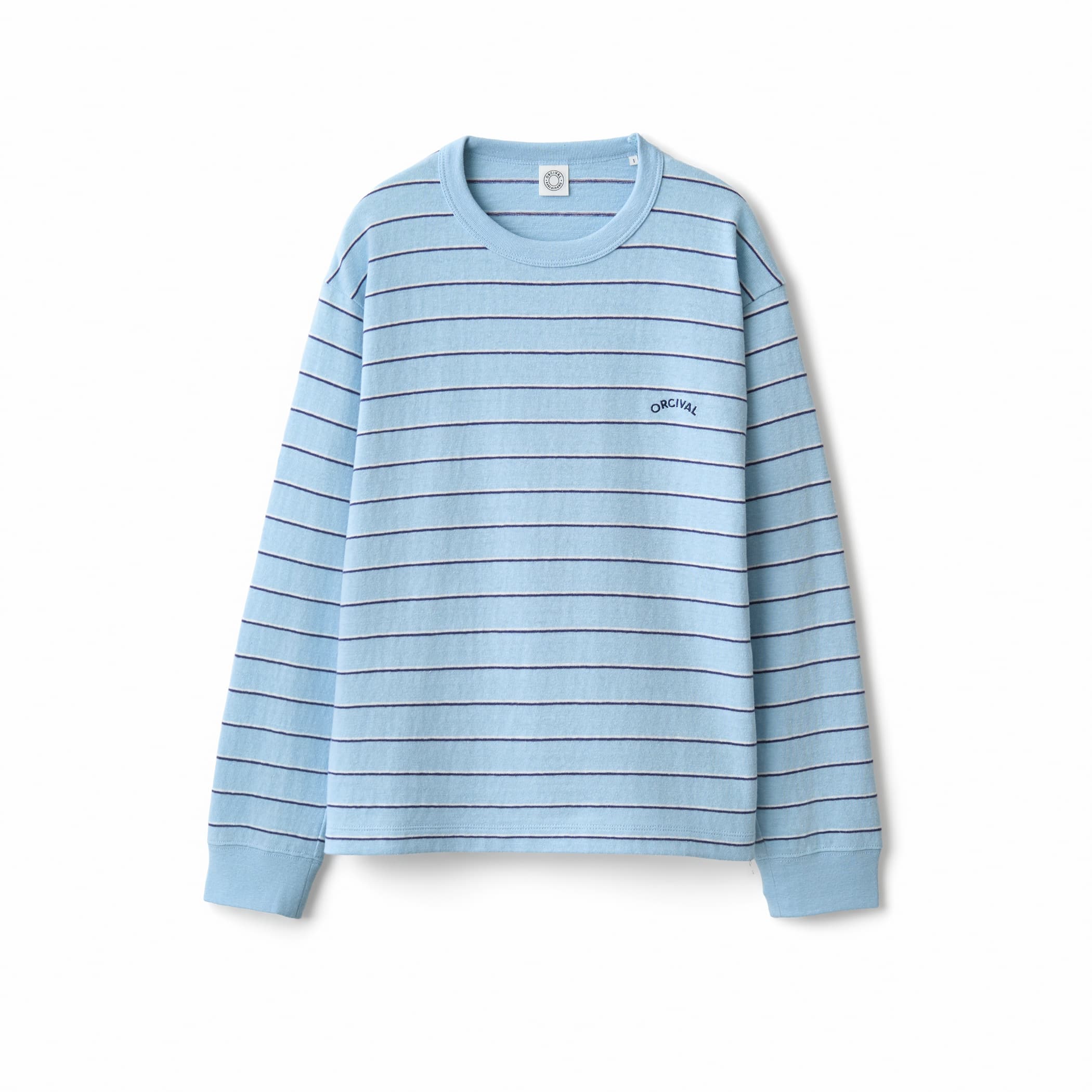 Women's Uneven Jersey Embroidery Long Sleeve Pullover