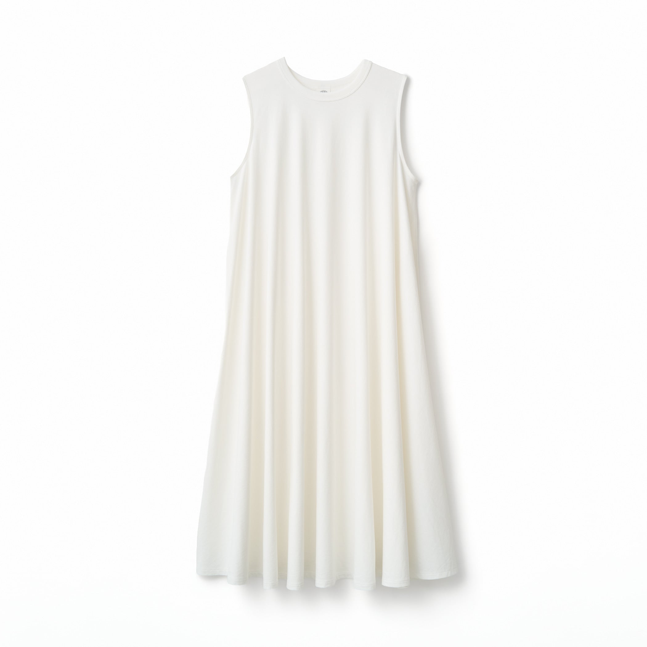 Women's Open End Jersey Sleeveless A-line Dress