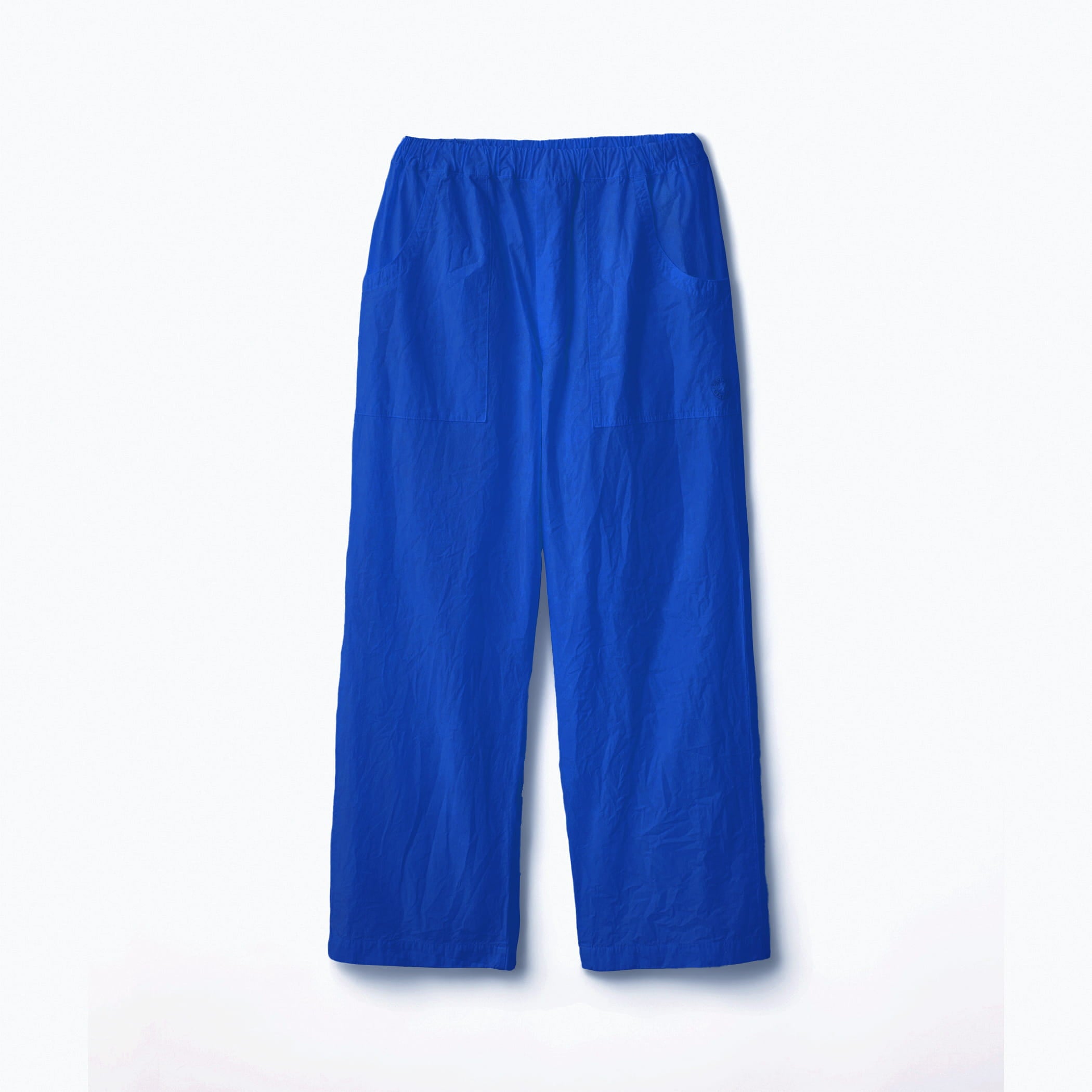 Men's Garment Dye Poplin Semi Wide Straight Pants