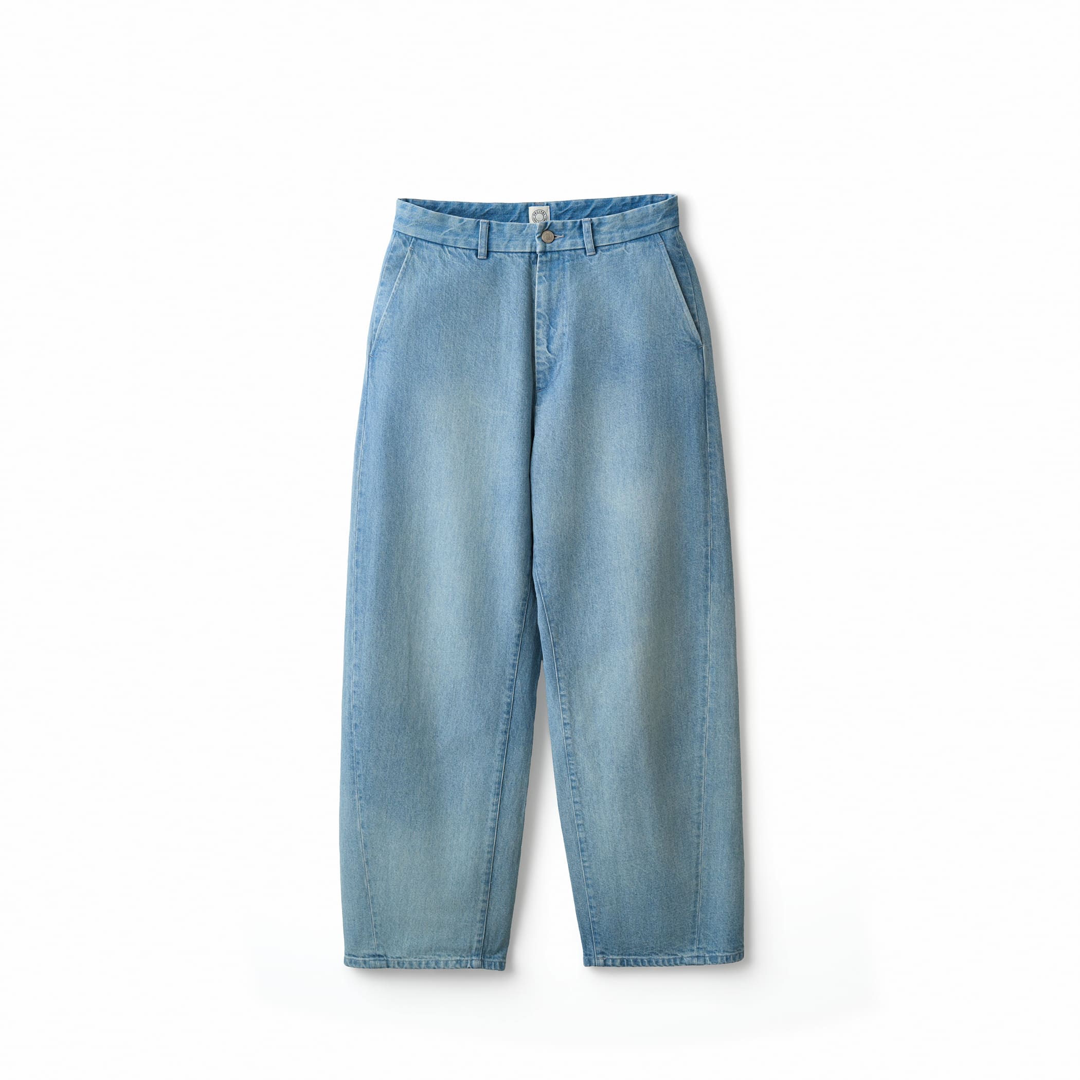 Men's Denim Wide Curve Pants Lt.blue｜ORCIVAL