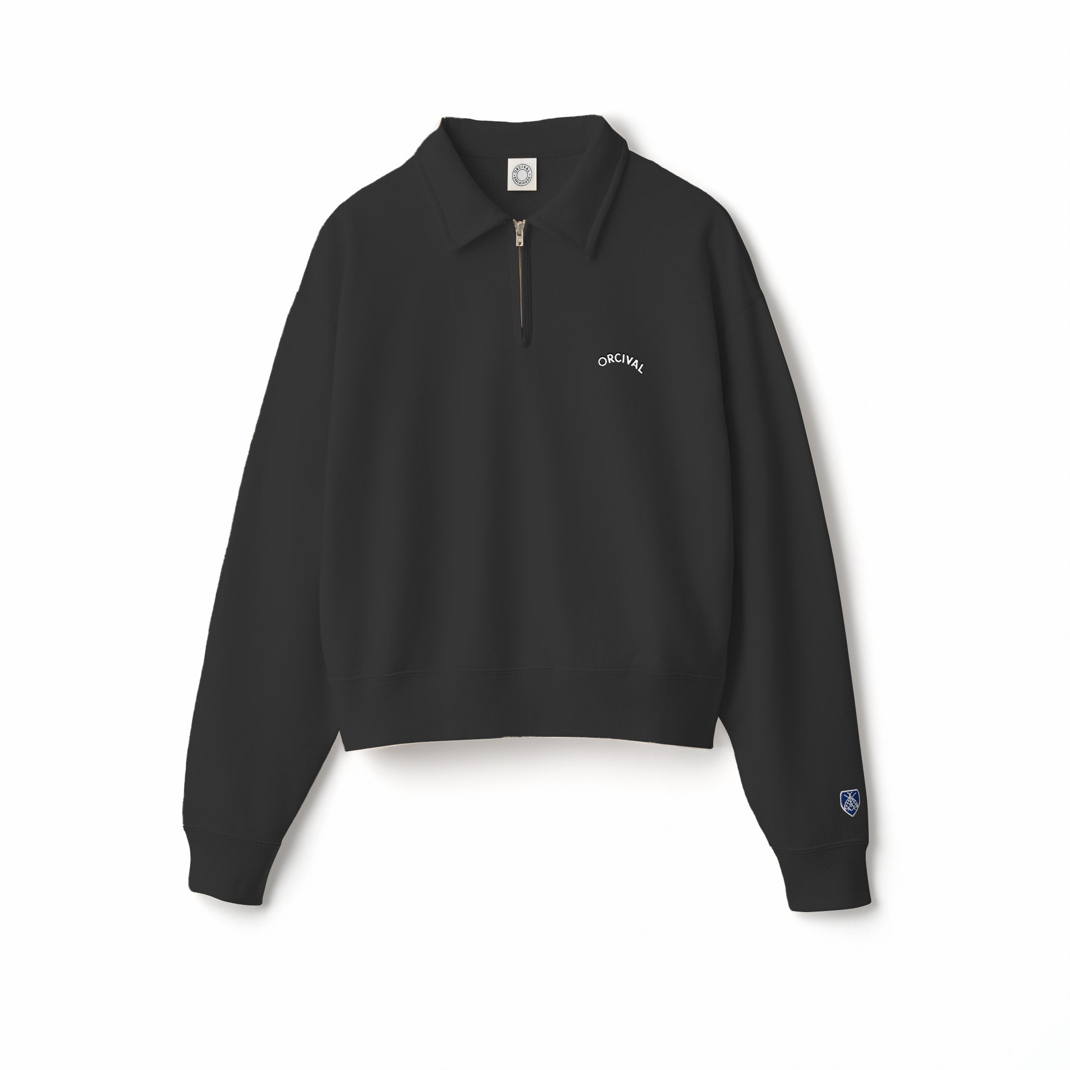 Women's Light French Terry Half Zip Sweat｜ORCIVAL
