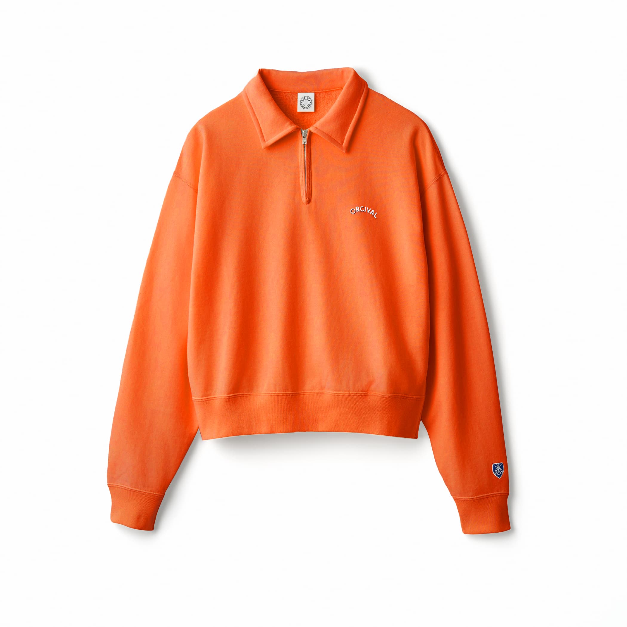 Women's Light French Terry Half Zip Sweat｜ORCIVAL