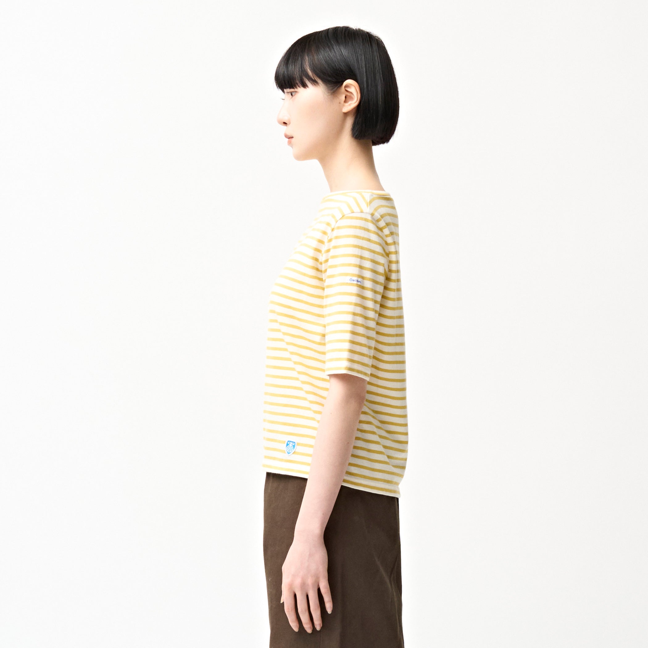 Women's Cotton Leger Boat Neck Half Sleeve Pullover