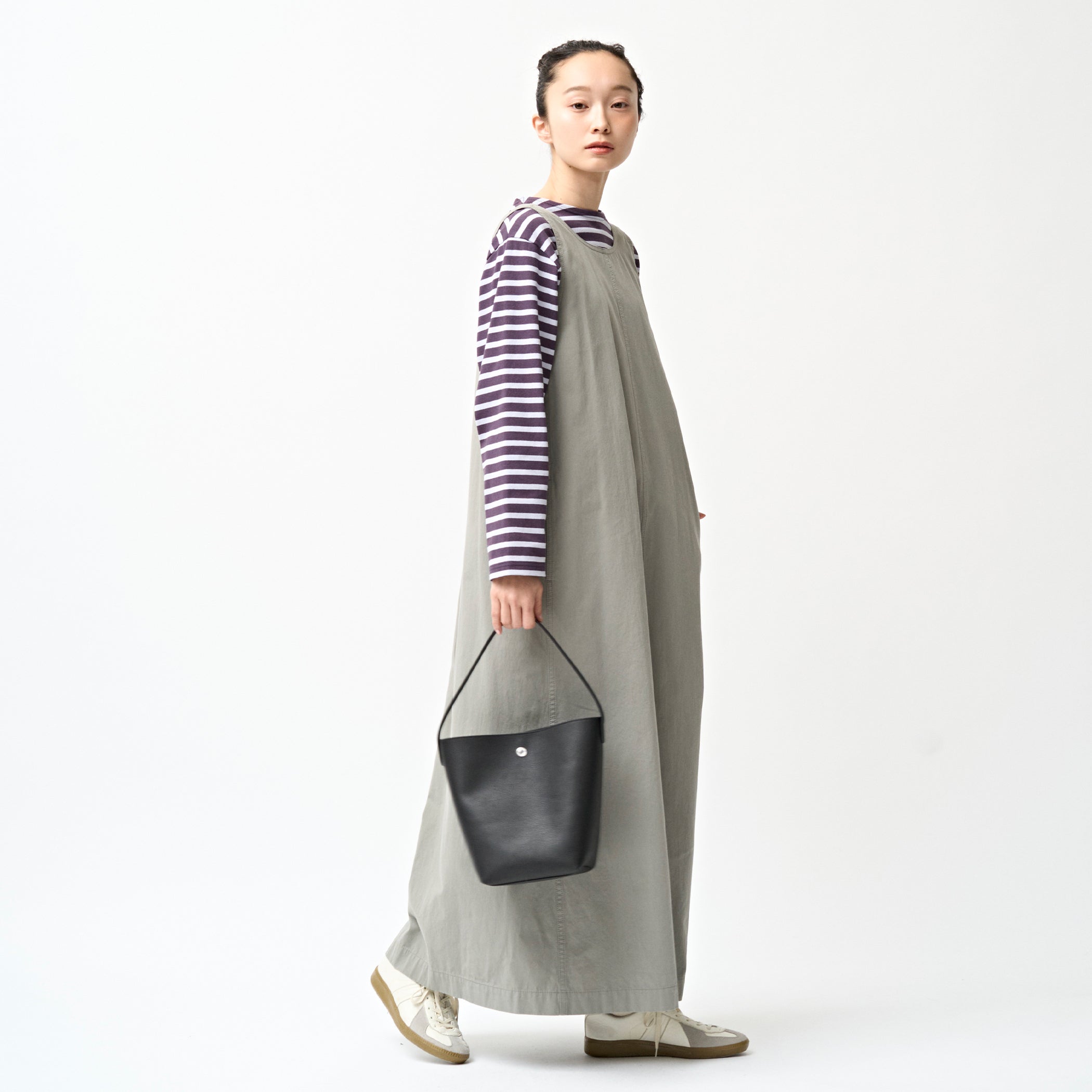 Double Face Leather Hand Bag