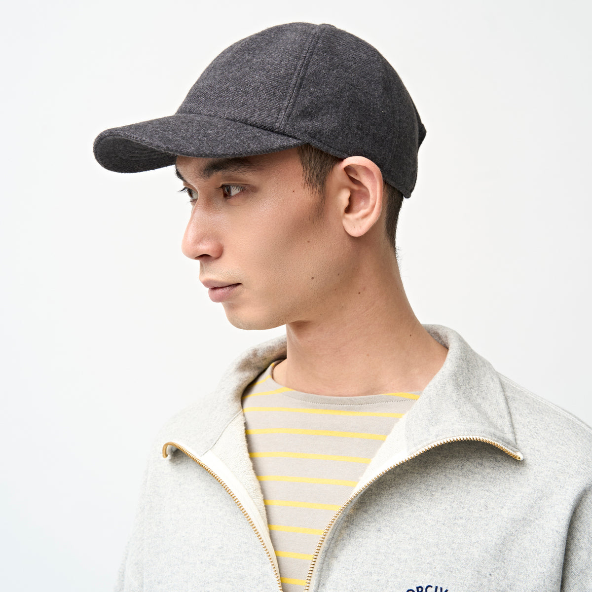 Polyester Tweedy Serge 6Panel Cap