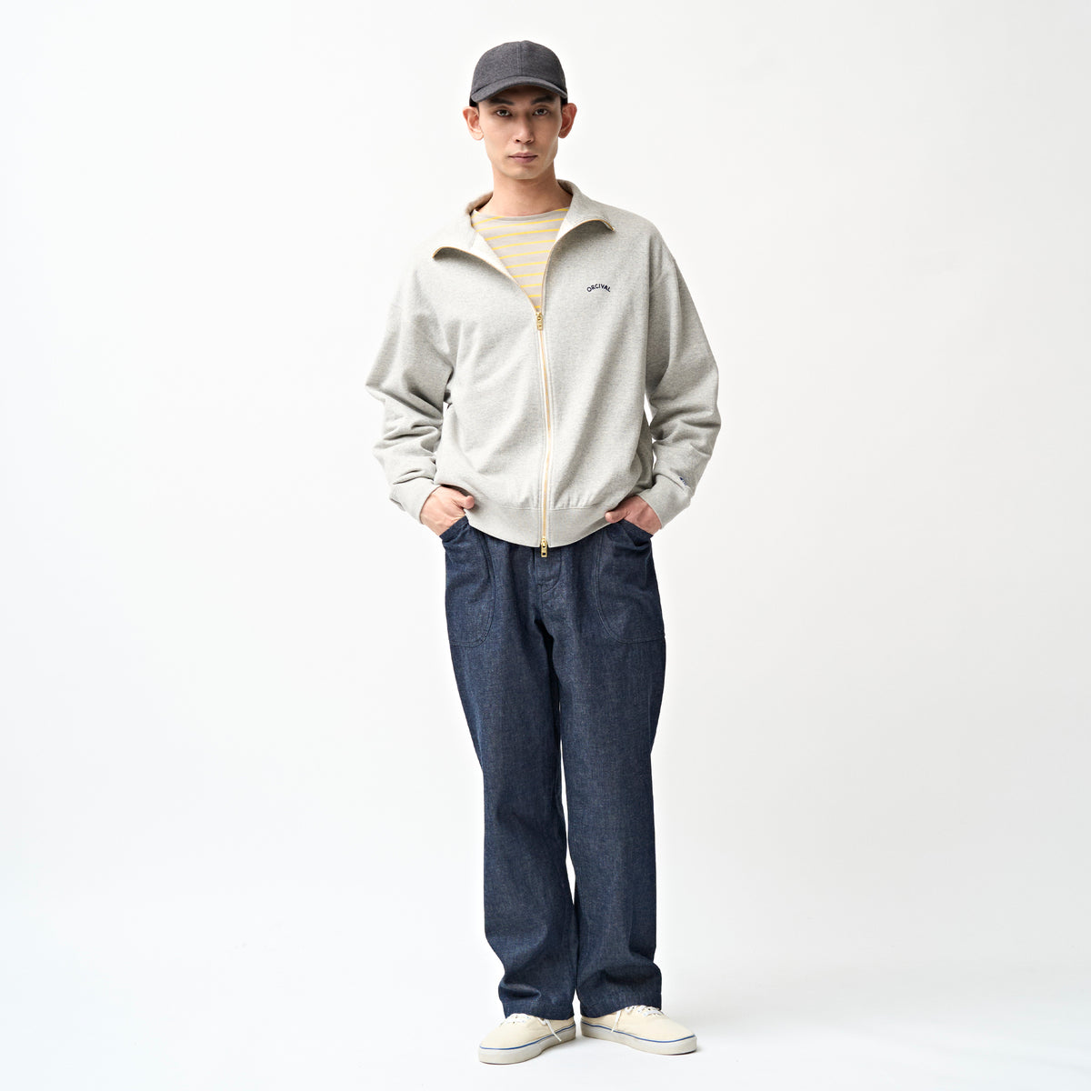 Polyester Tweedy Serge 6Panel Cap