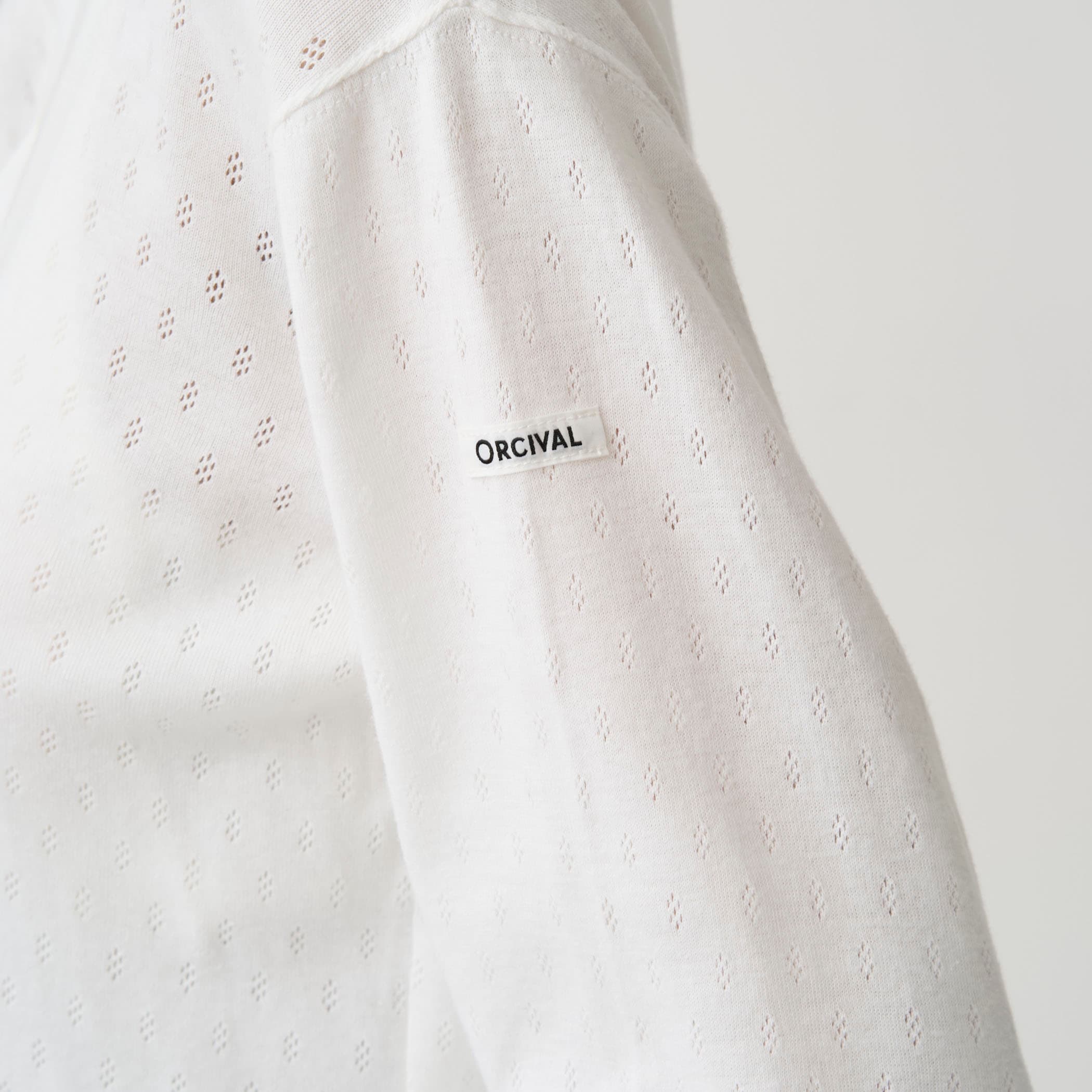 Women's Pattern Mesh Cotton Crew Neck Cardigan