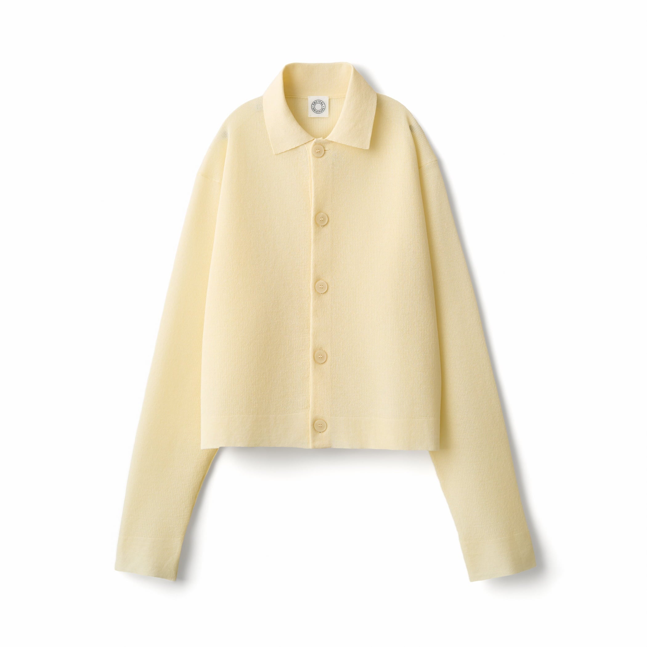 Women's Collar Polo Knit Cardigan