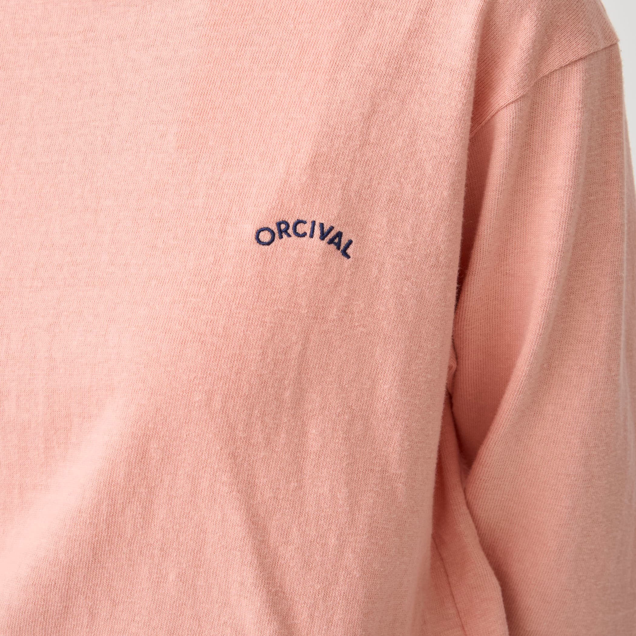 Women's Uneven Jersey Embroidery Long Sleeve Pullover