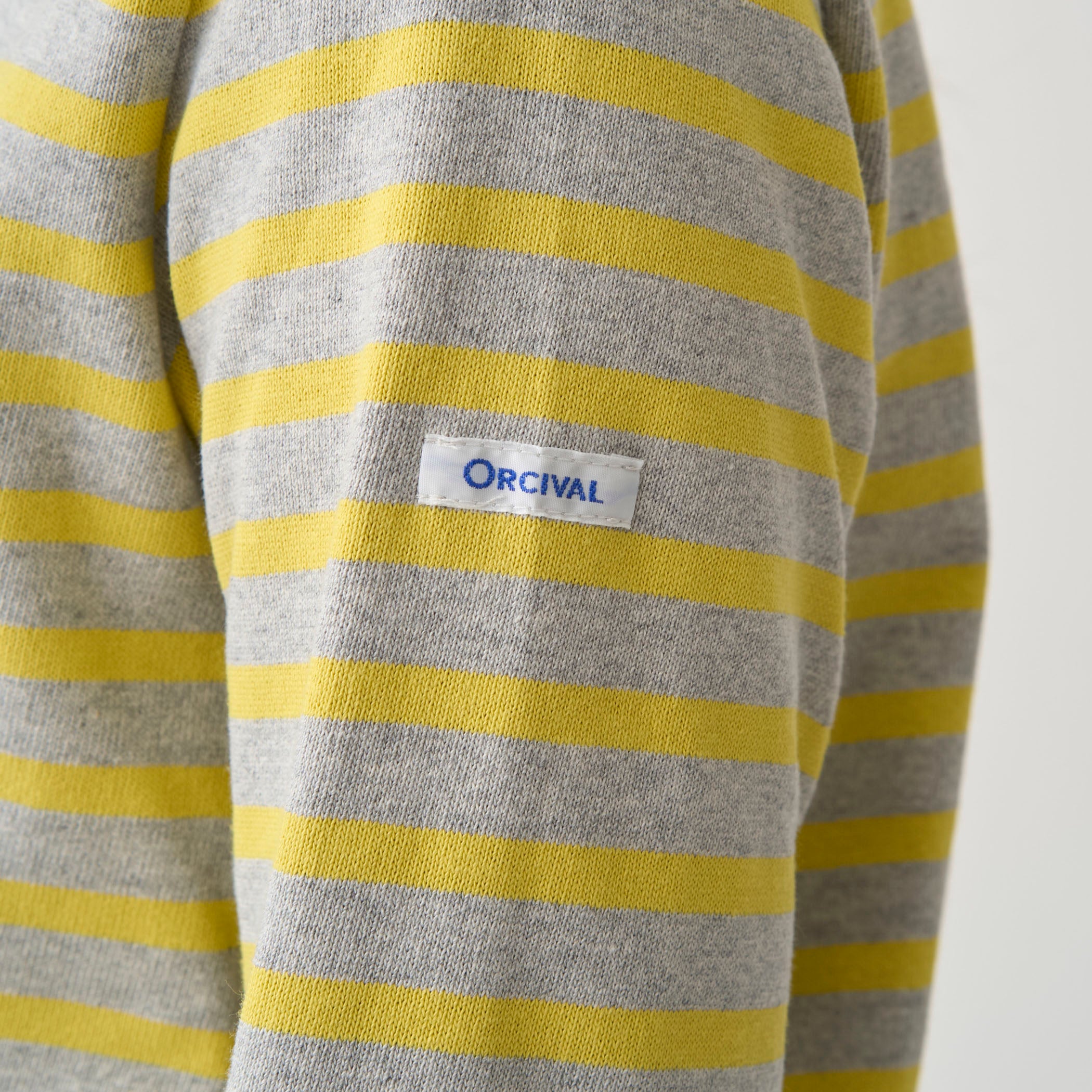 Cotton Lourd Boat Neck Basque Shirt Border