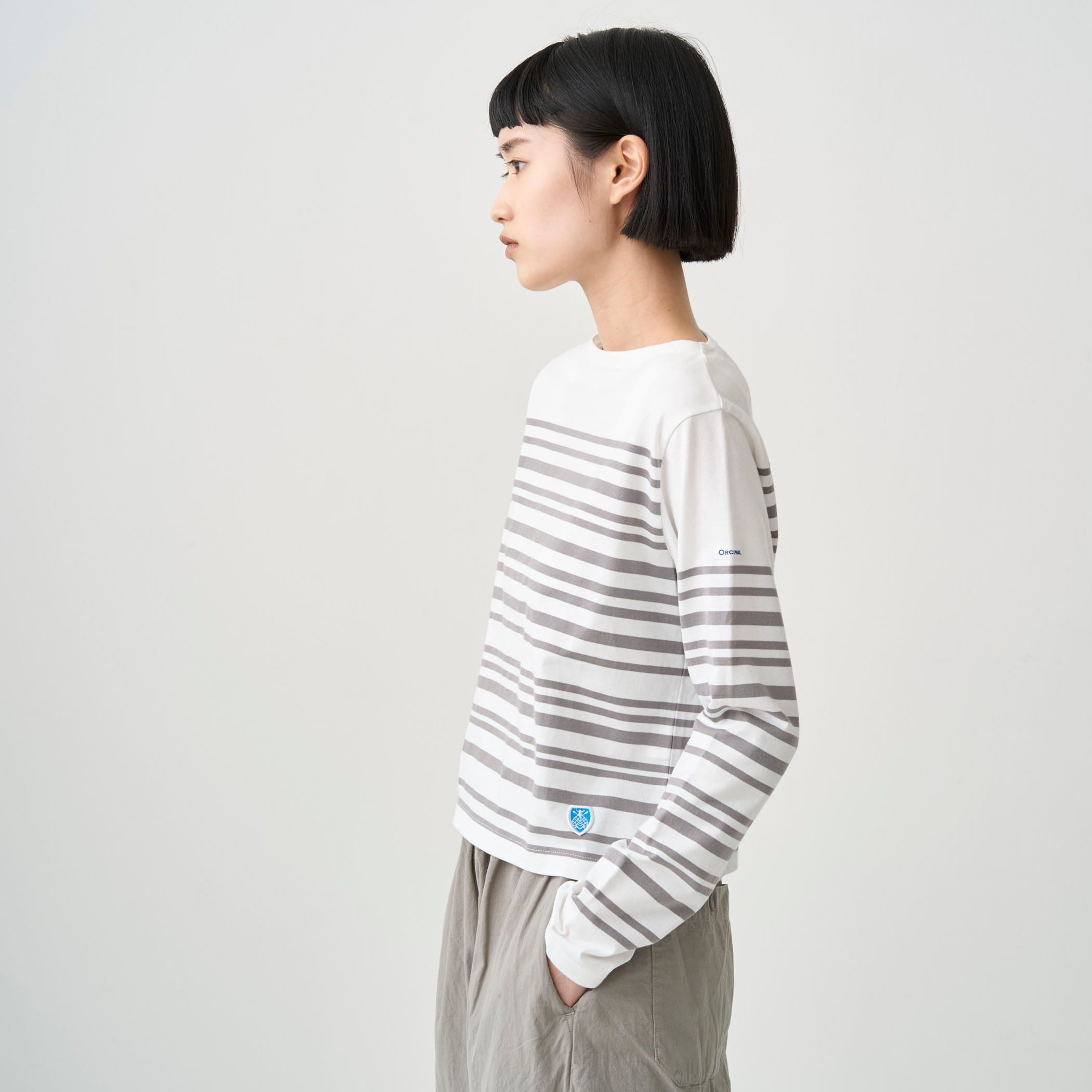 Women's Cotton Jersey Boat Neck Short Pullover