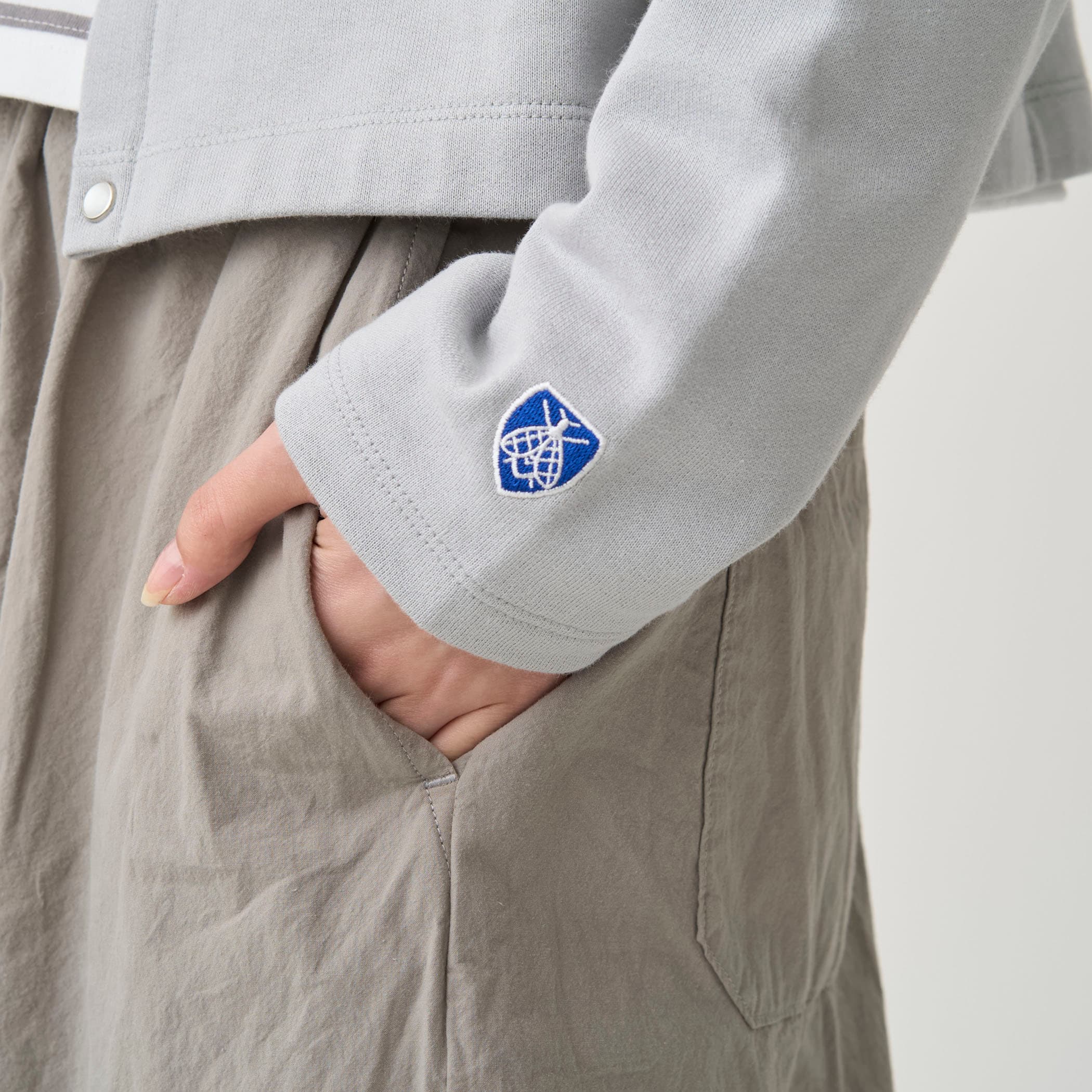 Women's Light French Terry Crew Neck Cardigan｜ORCIVAL