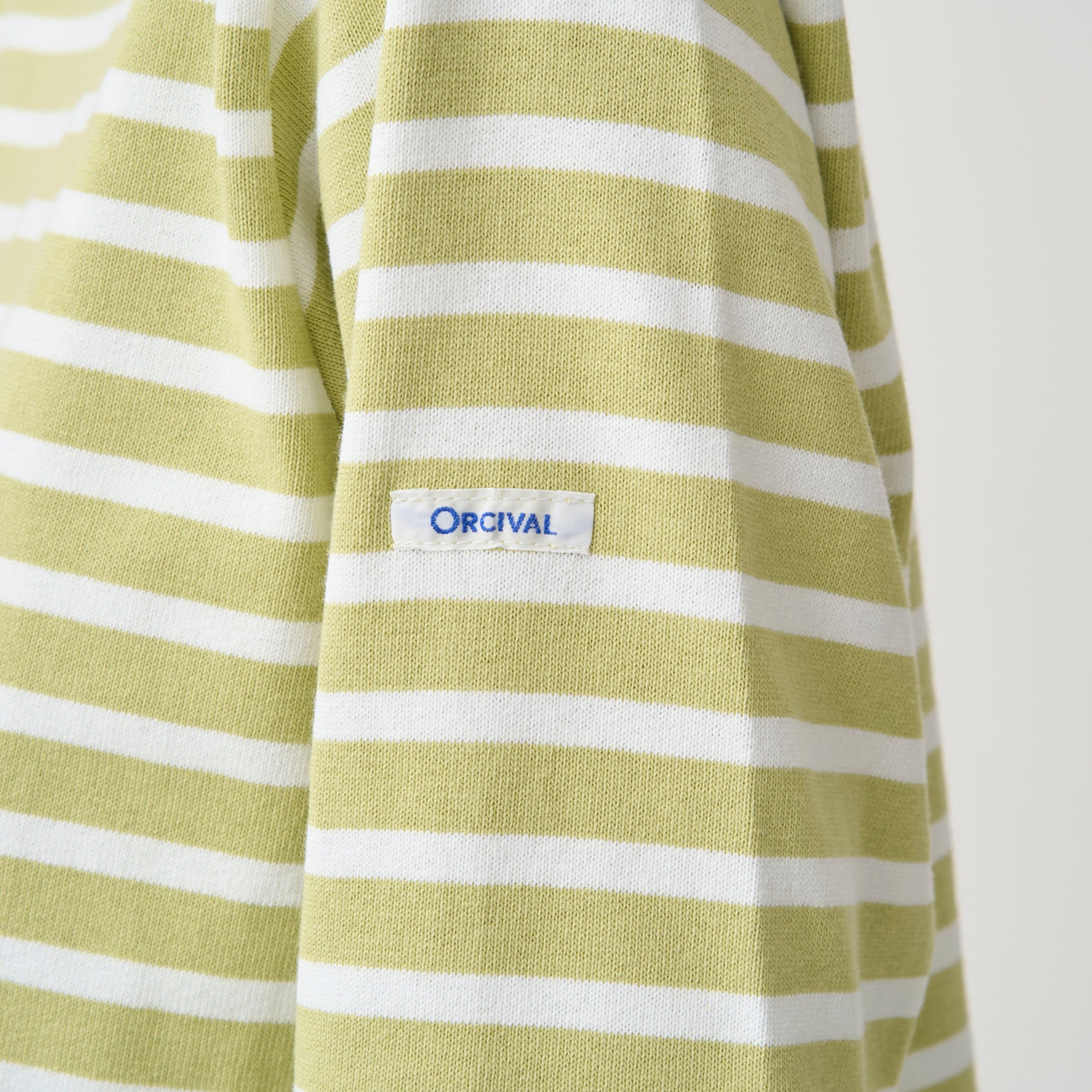 Women's Cotton Lourd Boat Neck Basque Shirt Border