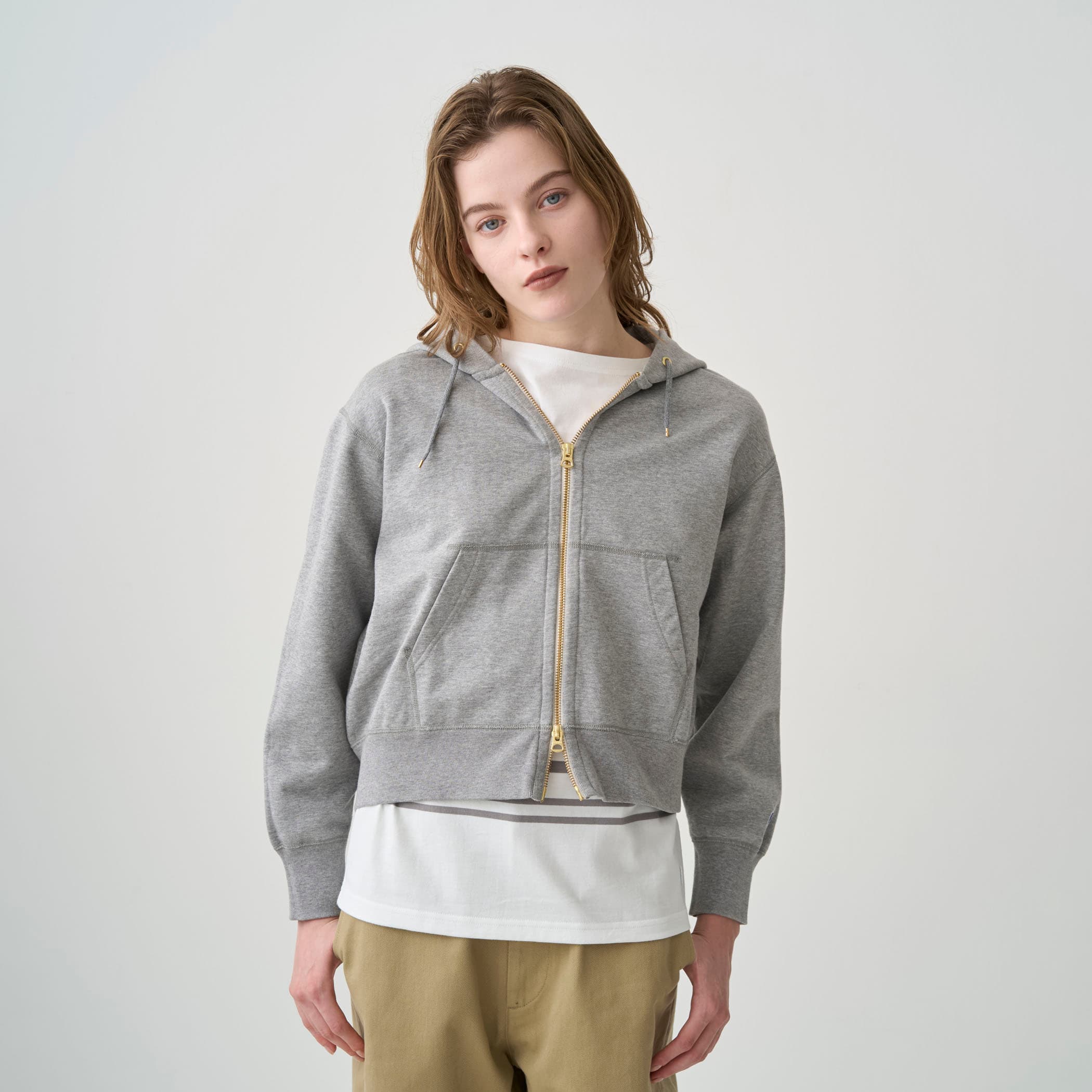 ORCIVAL　FRENCH TERRYジップパーカー Women's French Terry Zip Hoodie｜ORCIVAL