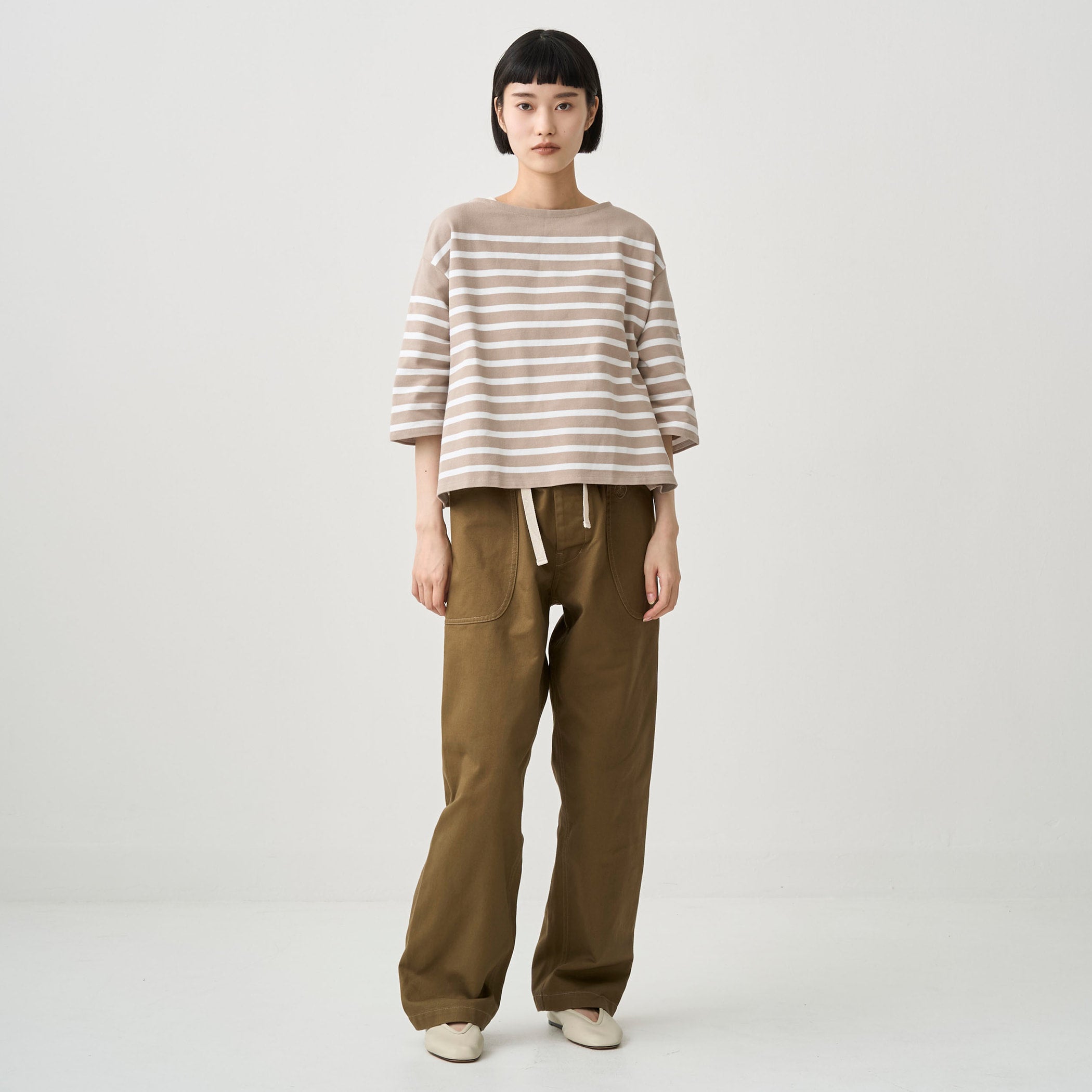 Cotton Twill Easy Pants
