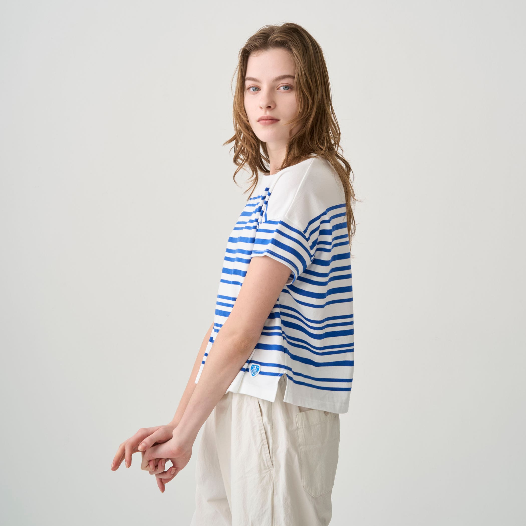 Women's Cotton Jersey Crew Neck Short Sleeve Pullover