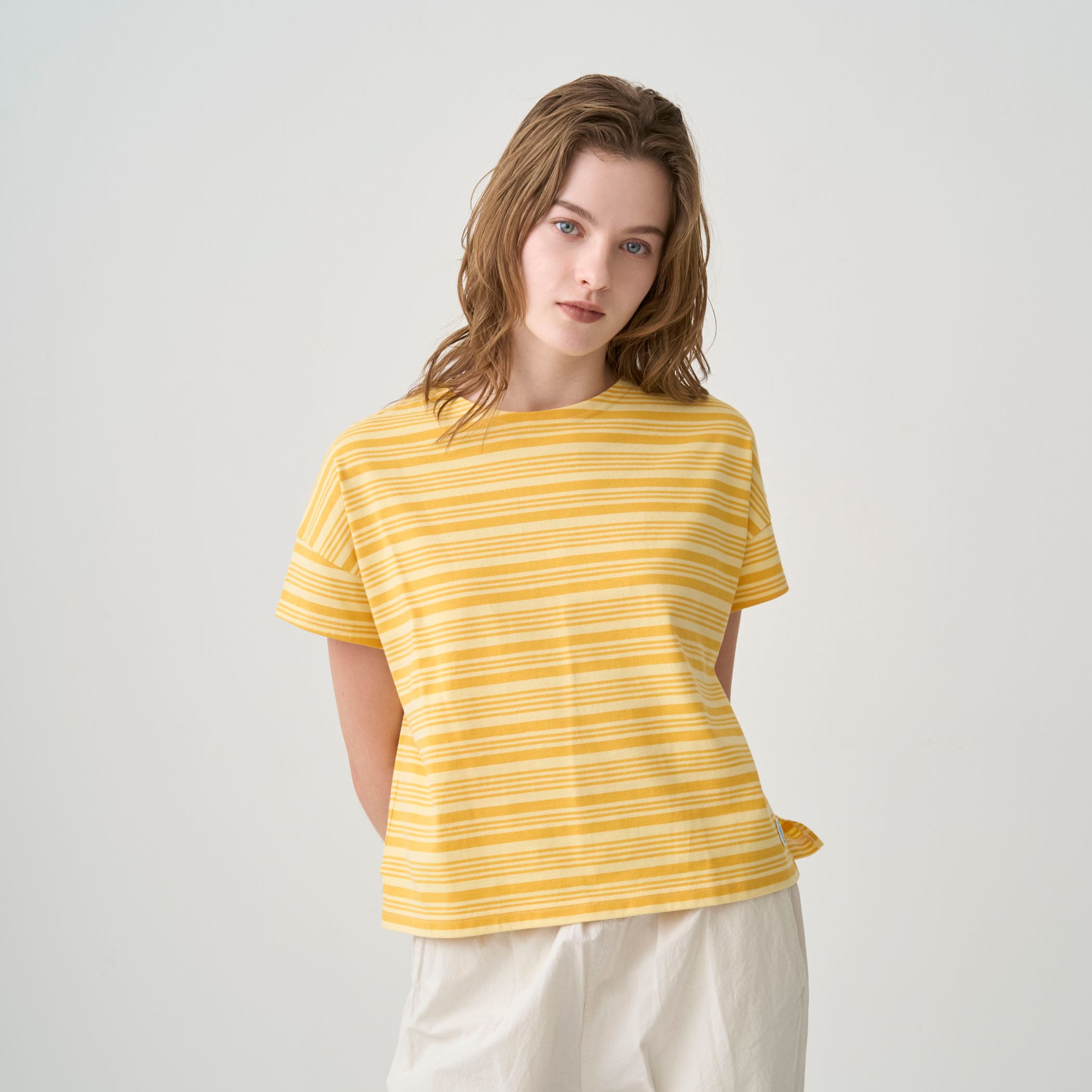 Women's Cotton Jersey Crew Neck Short Sleeve Pullover