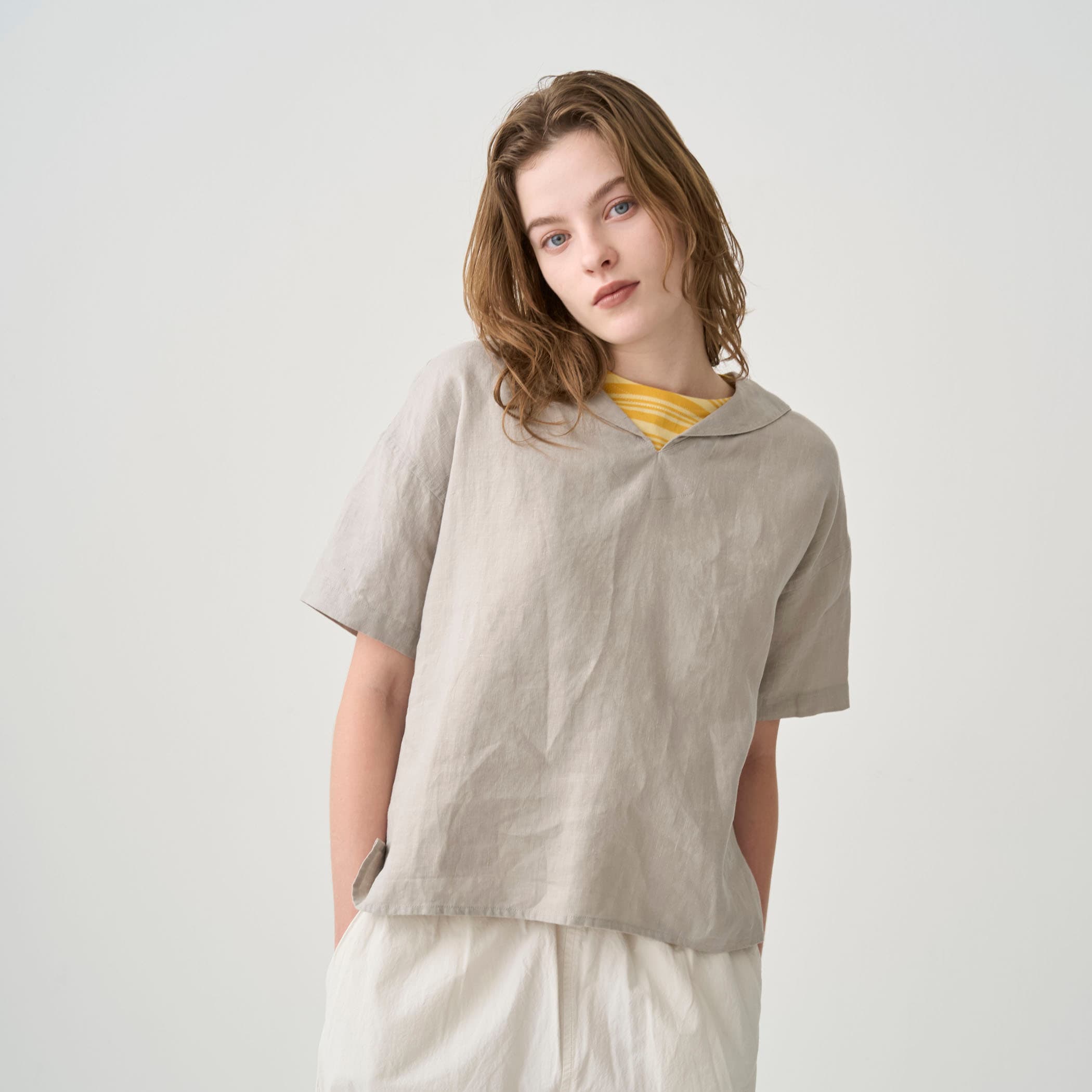 Women's Linen Sailor Shirt