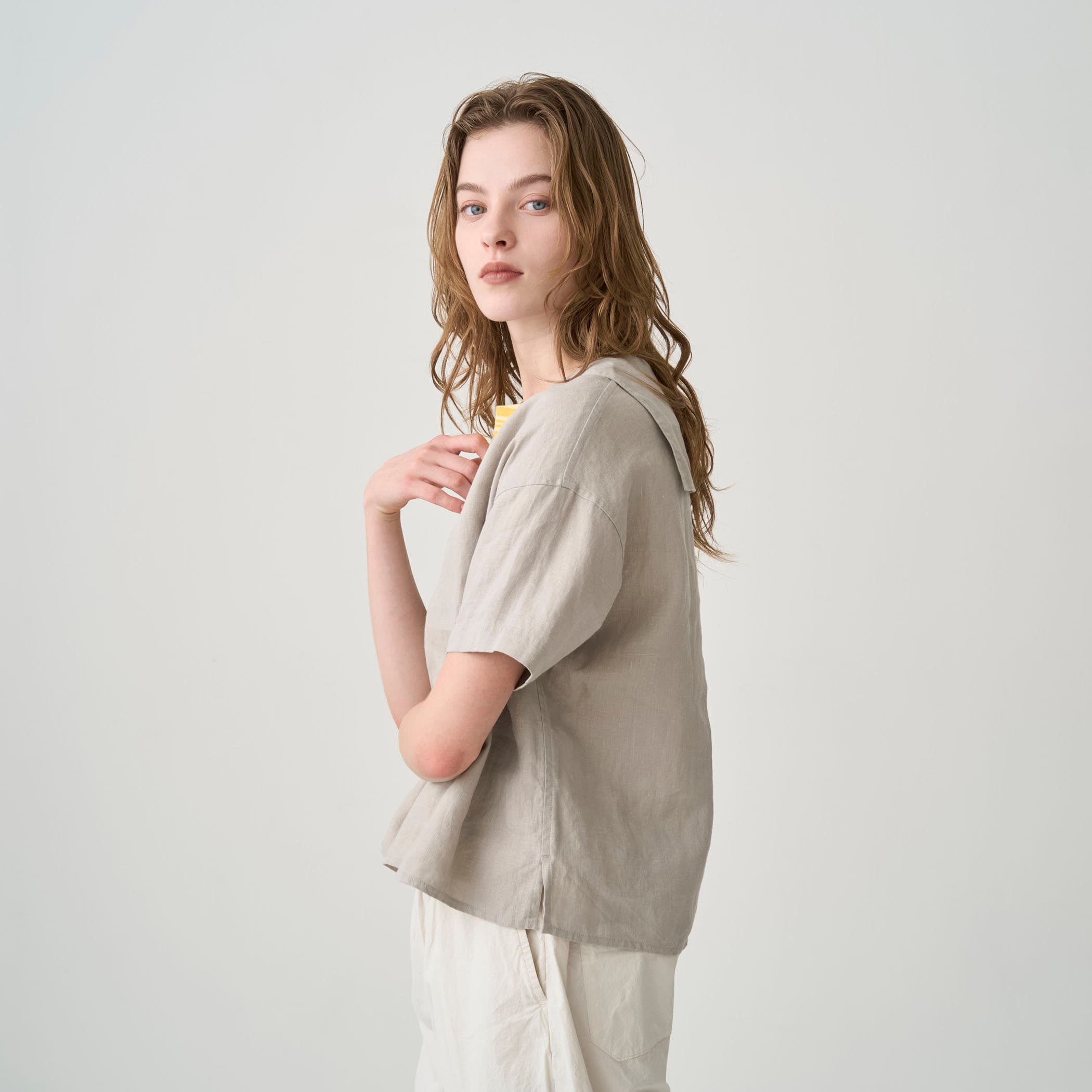 Women's Linen Sailor Shirt