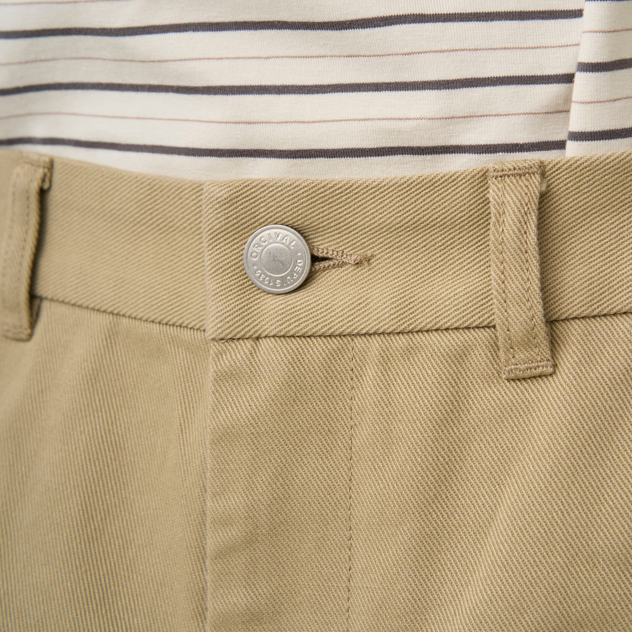 Men's Cotton Dry Twill Wide Curve Pants