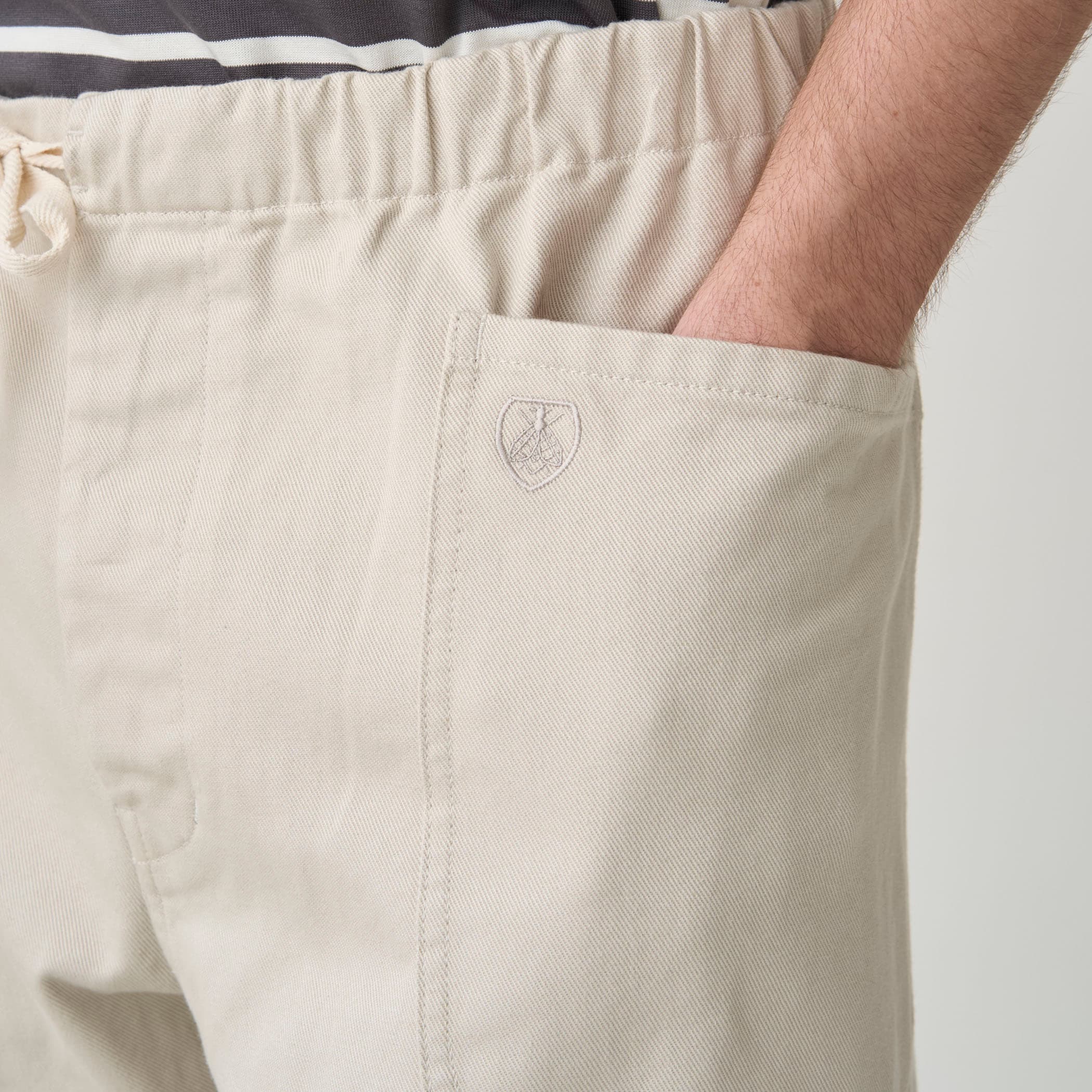 Cotton Twill Easy Pants