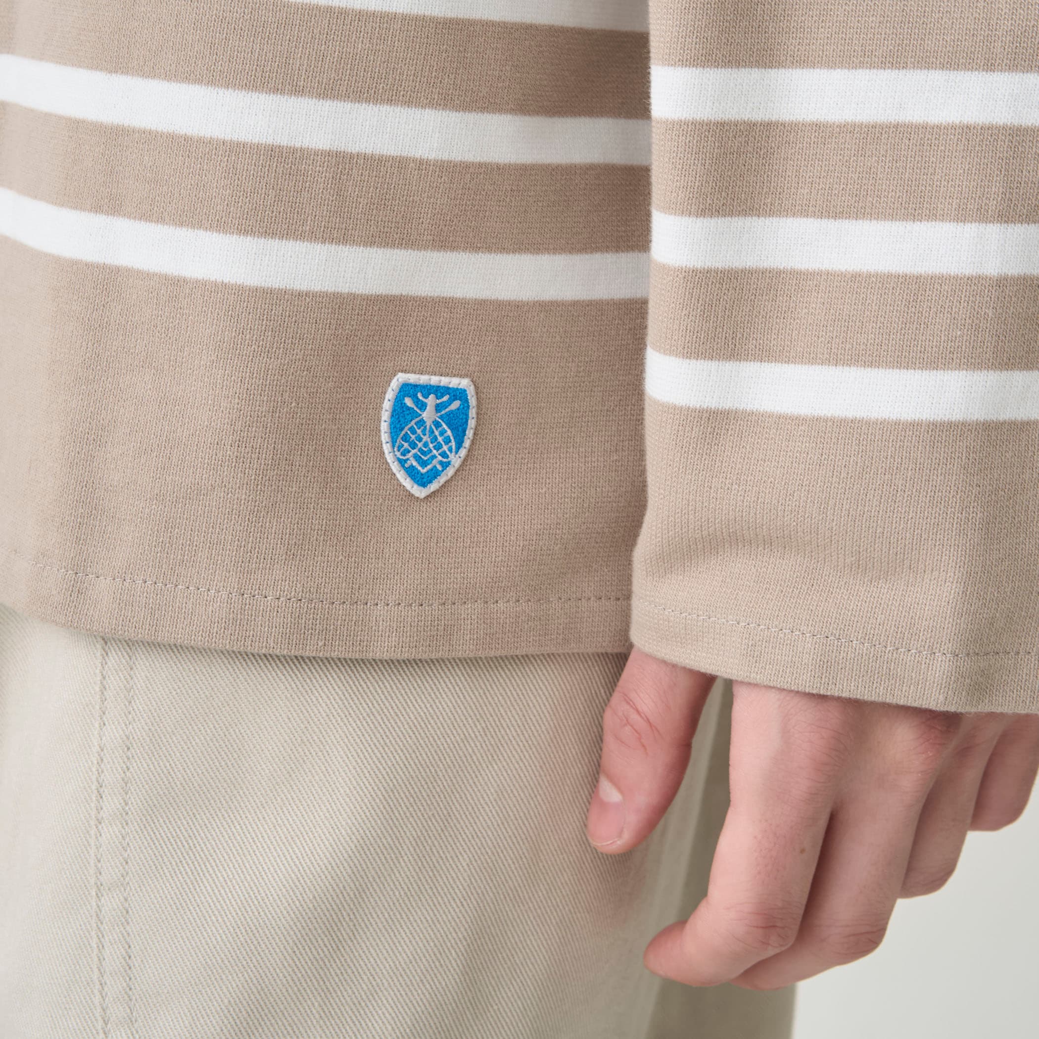 Men's Rachel Wide Boat Neck Basque Shirt