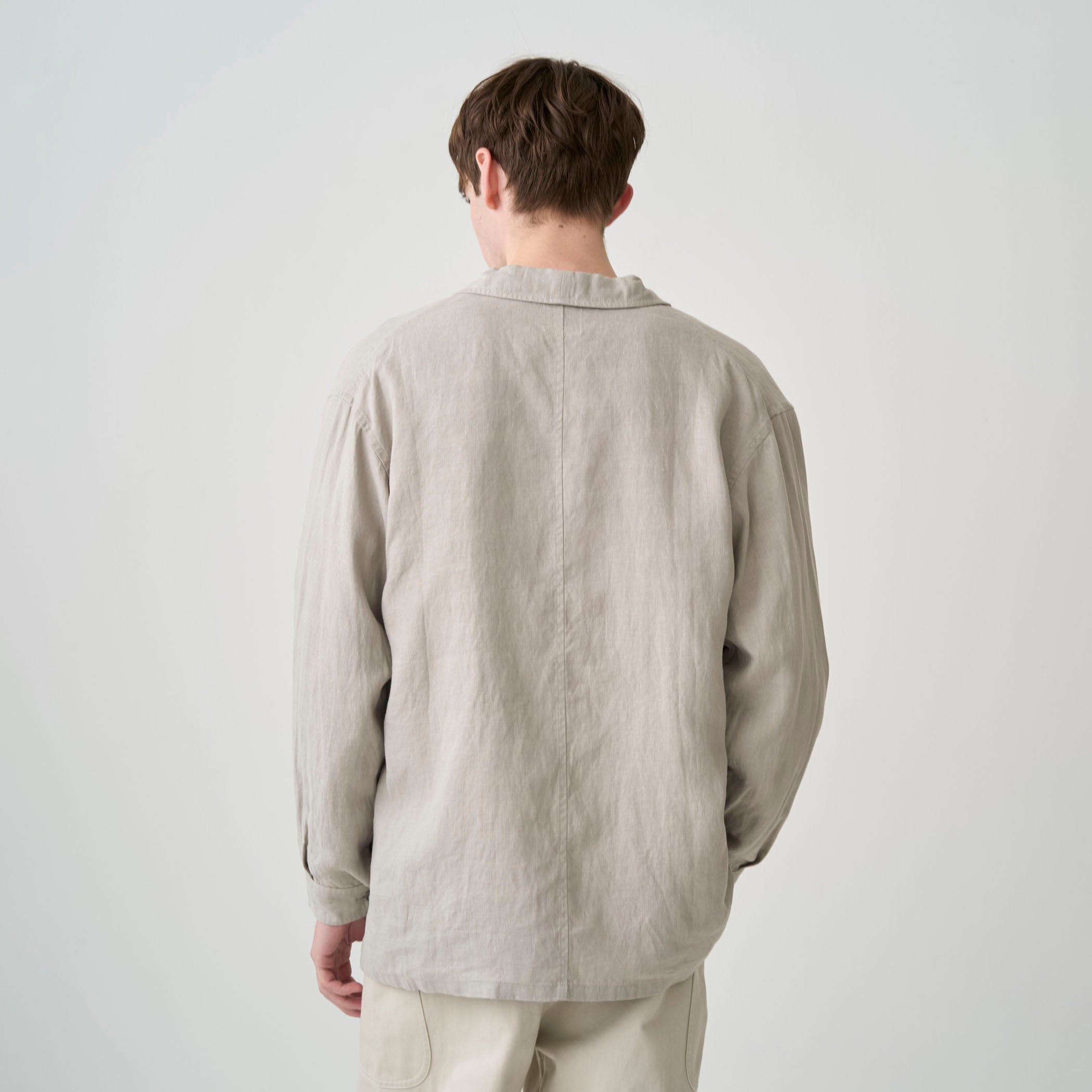Men's Linen Coverall Shirt