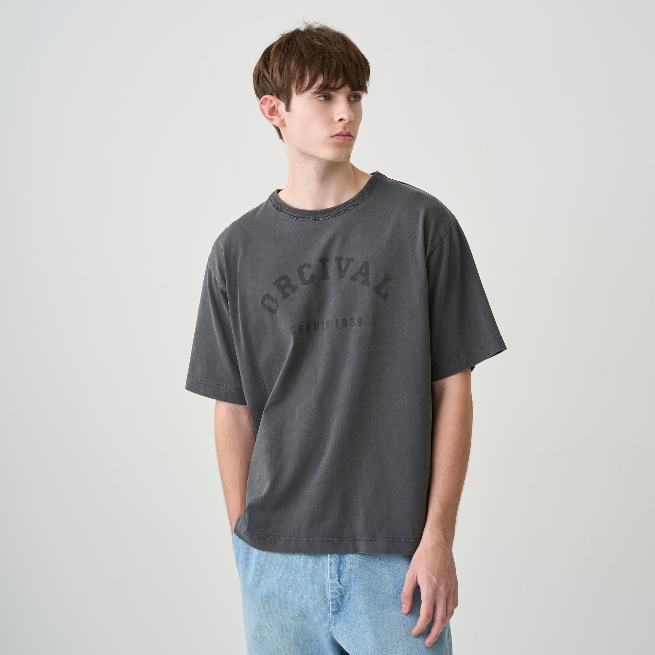 Men's Jersey Knit Compact Print T-shirt