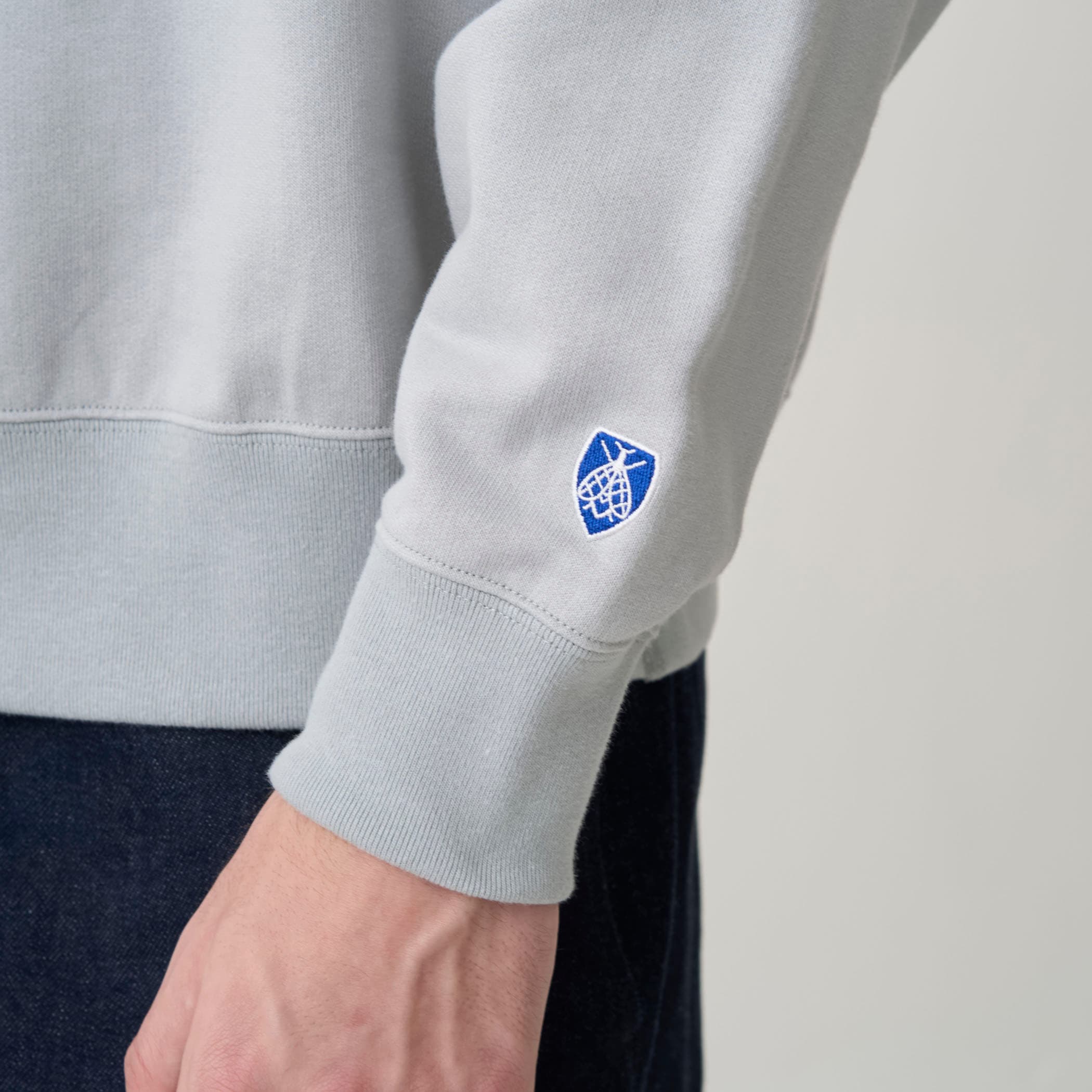 Men's Light French Terry Boat Neck Sweat