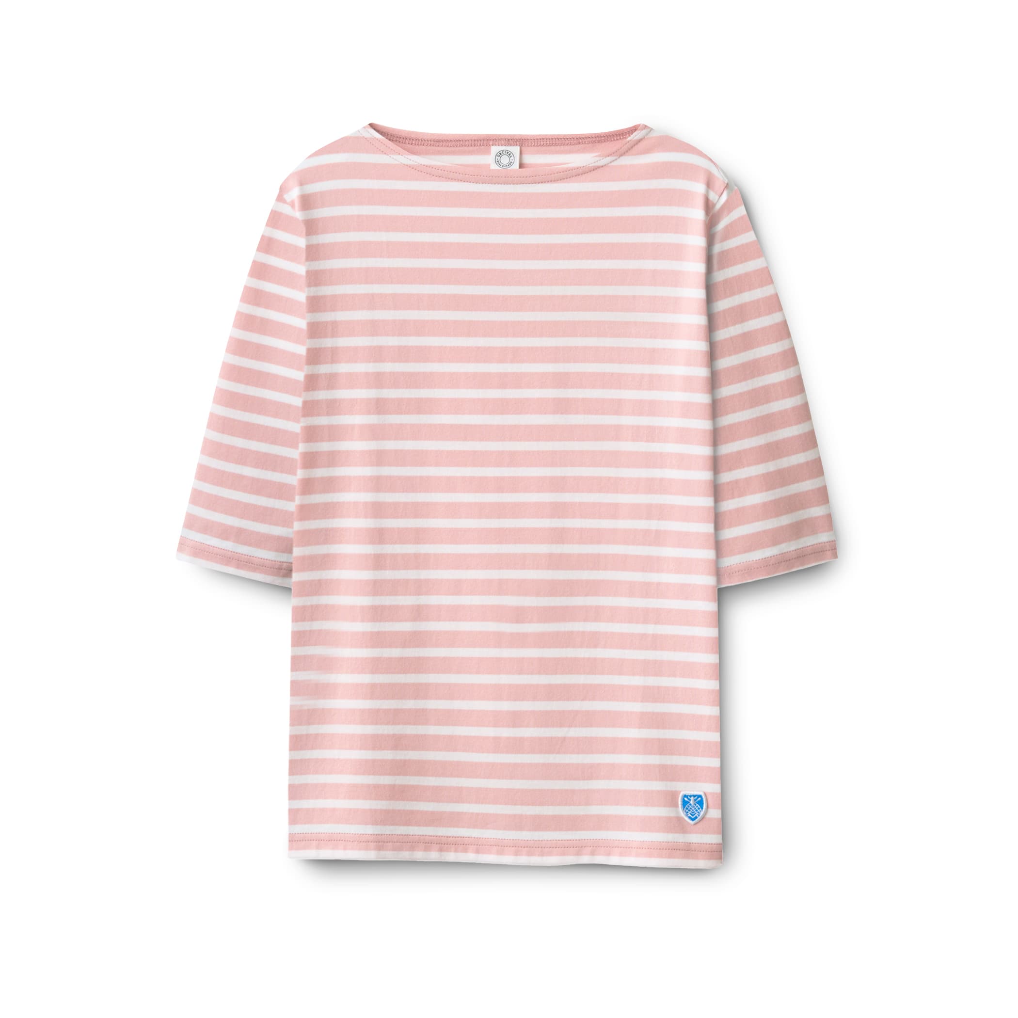 Women's Cotton Jersey Boat Neck Half Sleeve Pullover