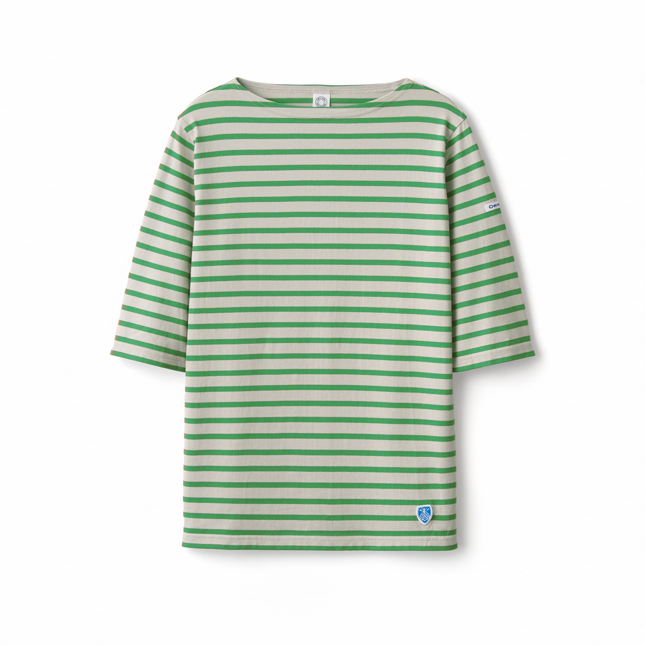 Women's Cotton Jersey Boat Neck Half Sleeve Pullover