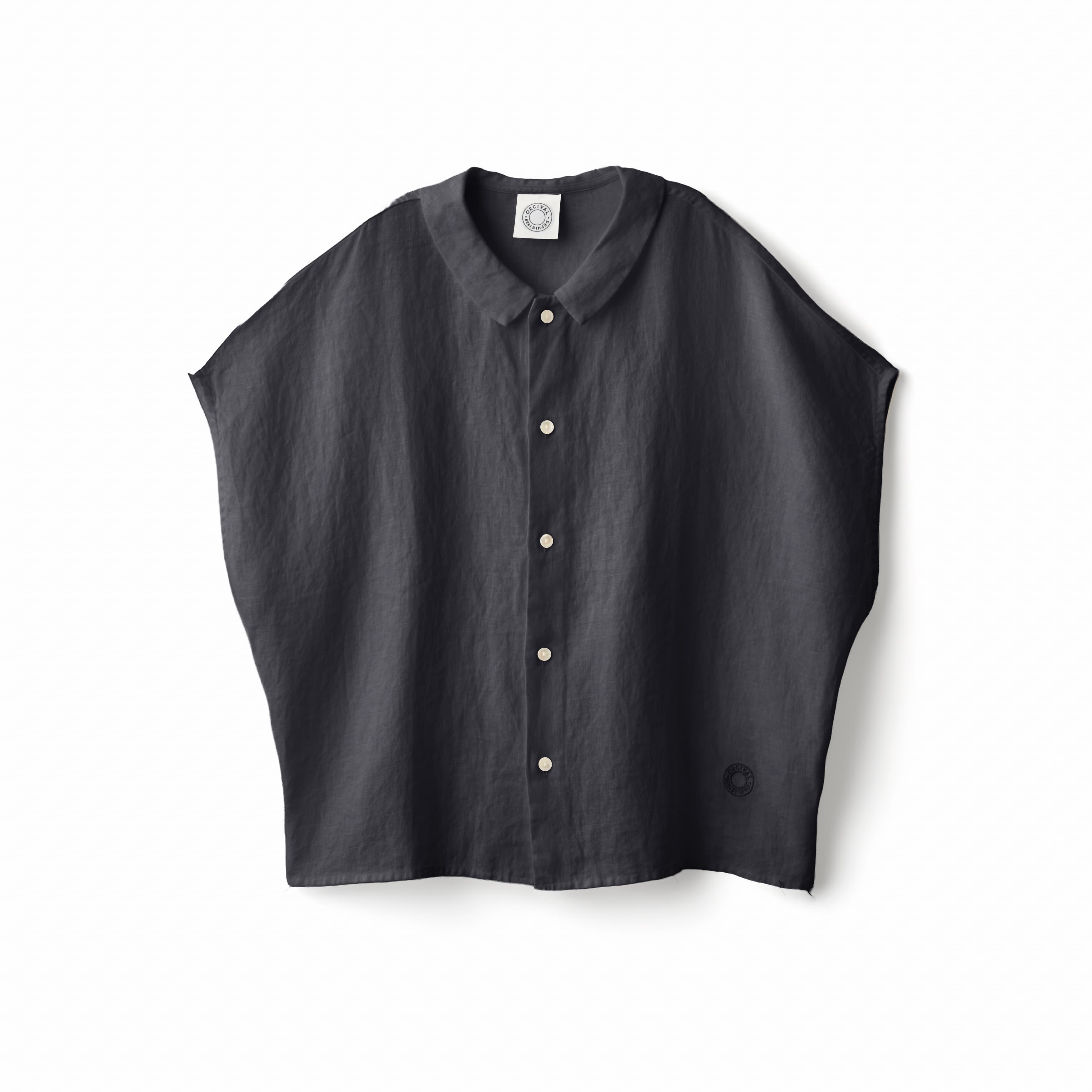 Women's Linen Half Sleeve Boat Neck Pullover Shirt｜ORCIVAL