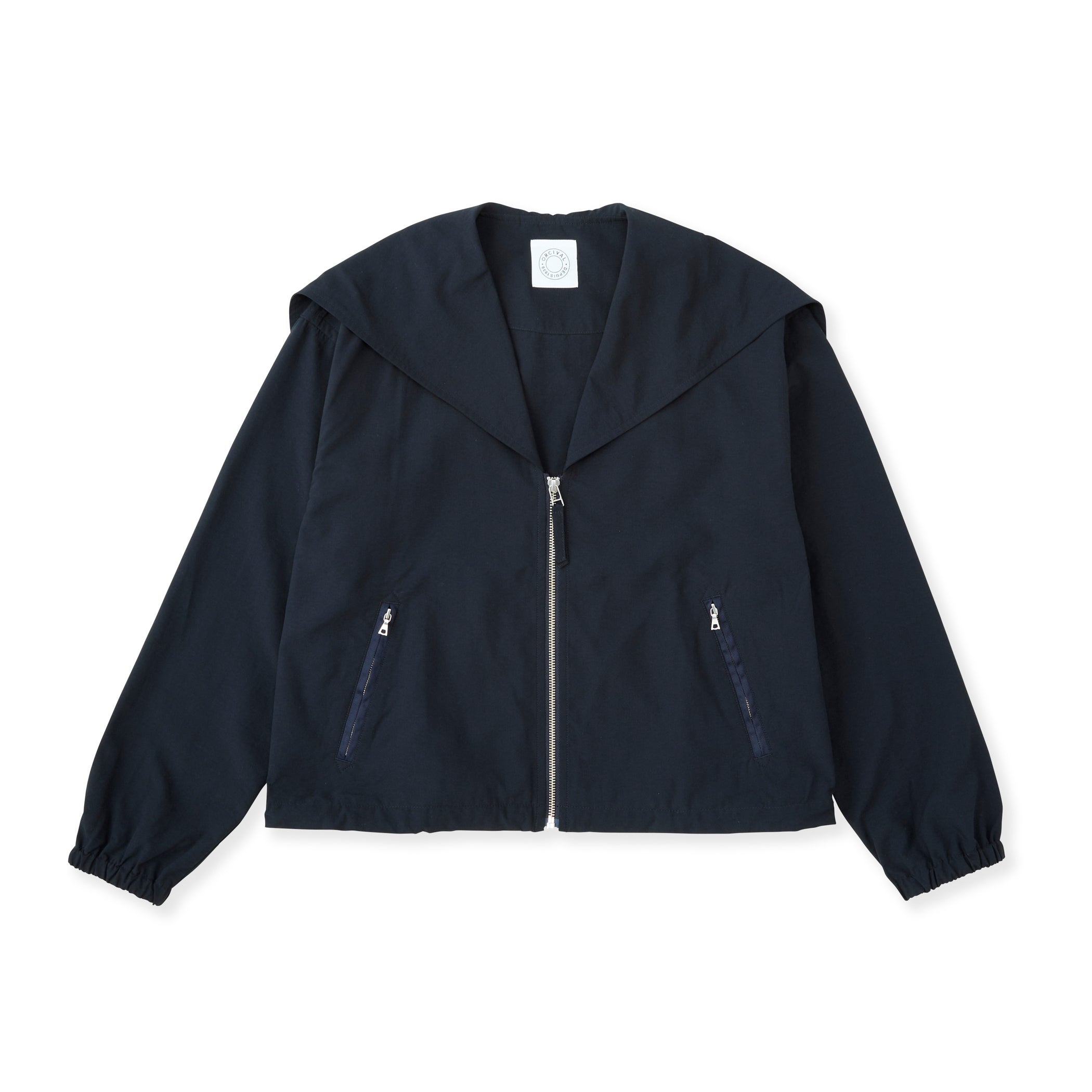 Women's Polyester Broad Cloth Zip Sailor Jacket