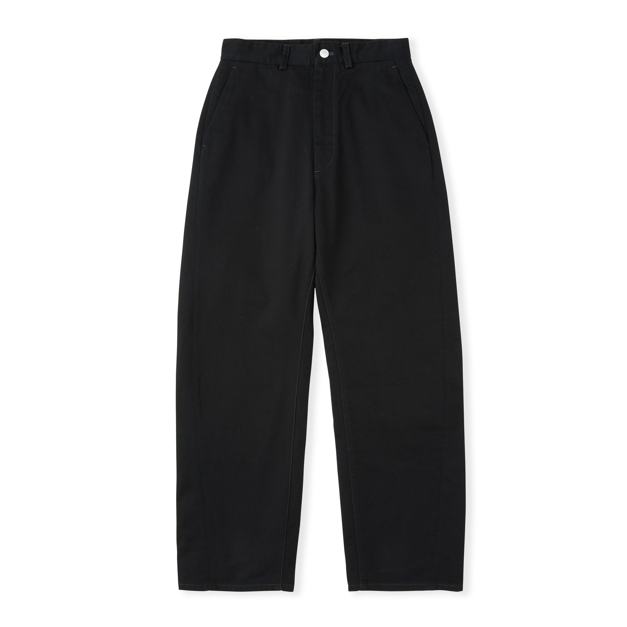 Cotton Drill Wide Pants