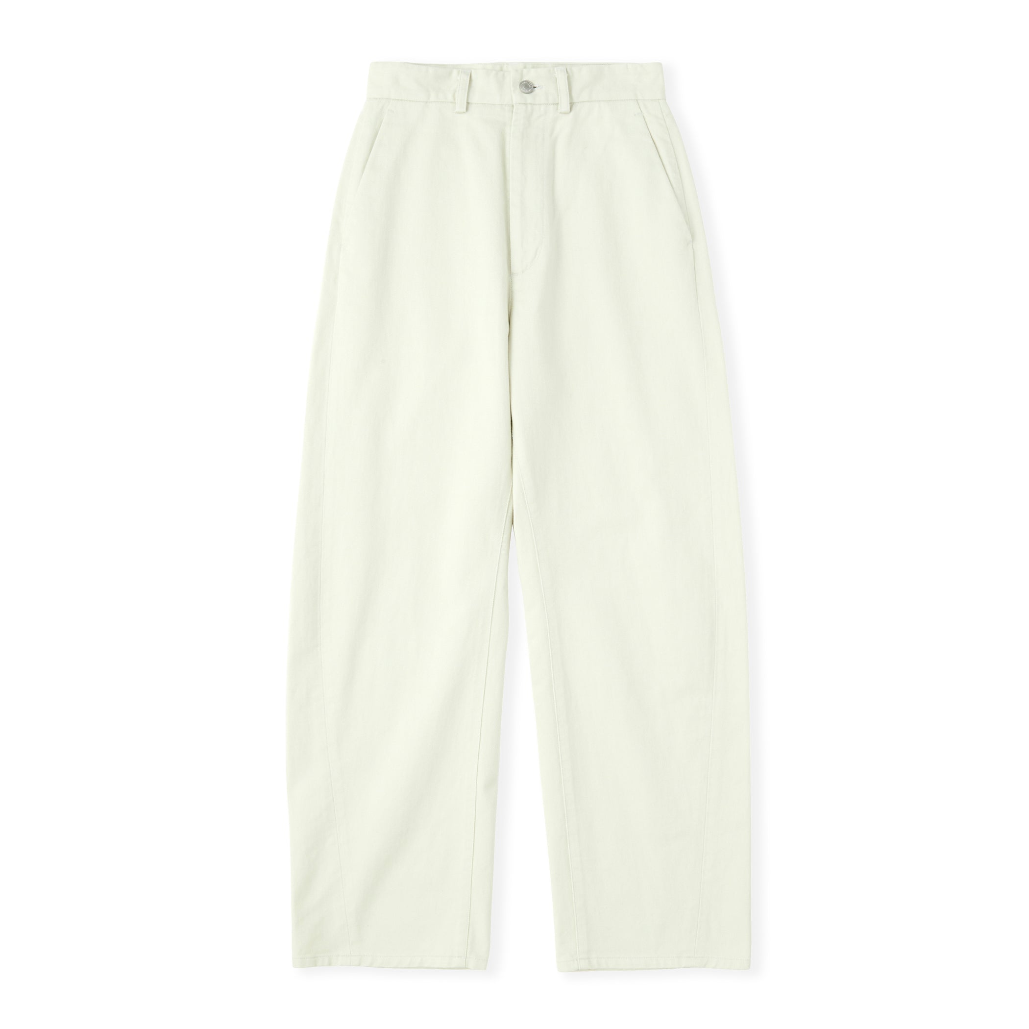 Cotton Drill Wide Pants