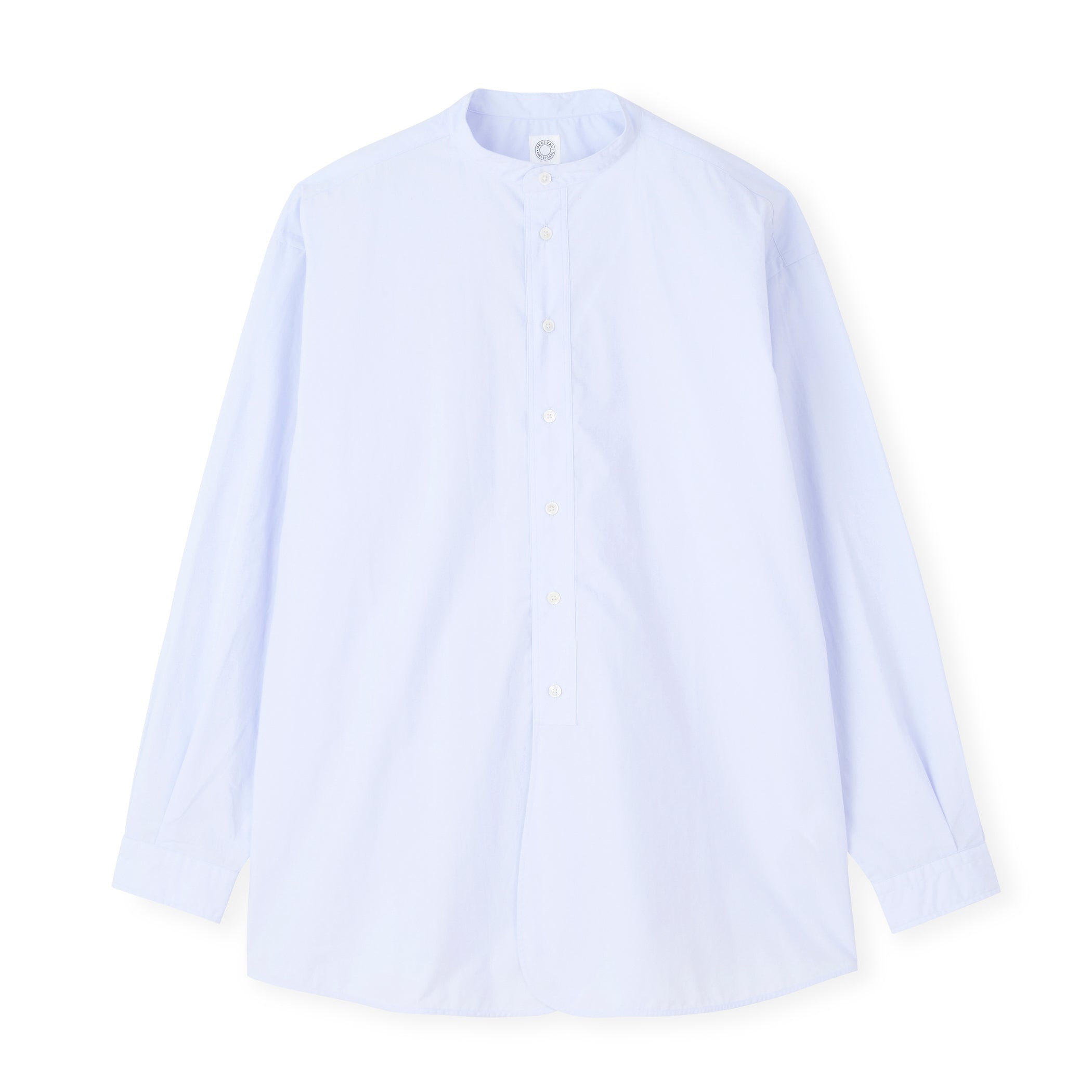 Typewriter Band Collar Shirt