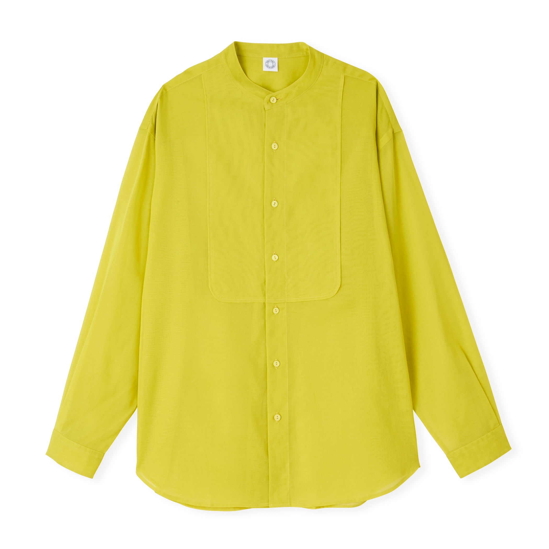 Women's Cotton Voile Band Collar Shirt