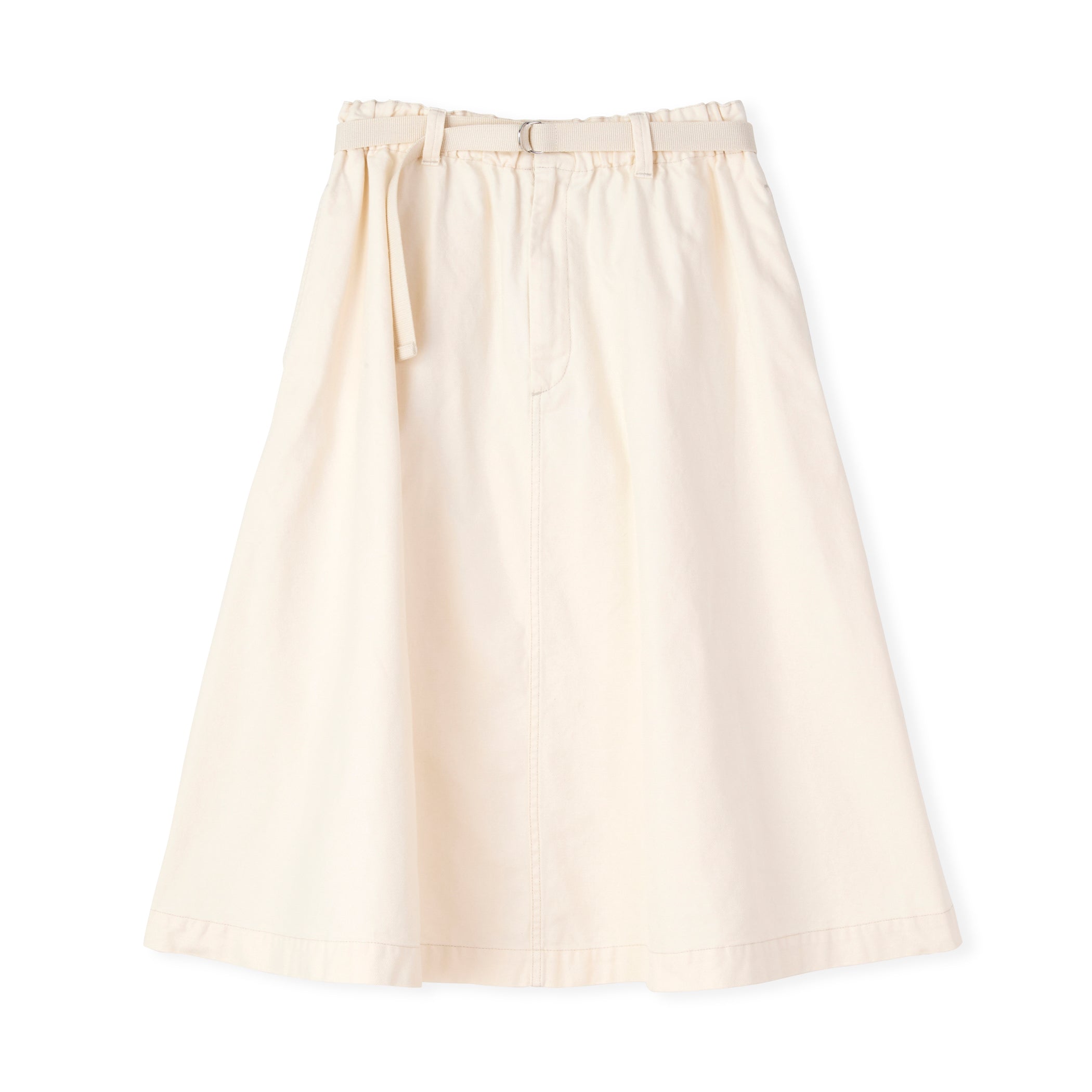 Women's French Worker Serge Belted Skirt