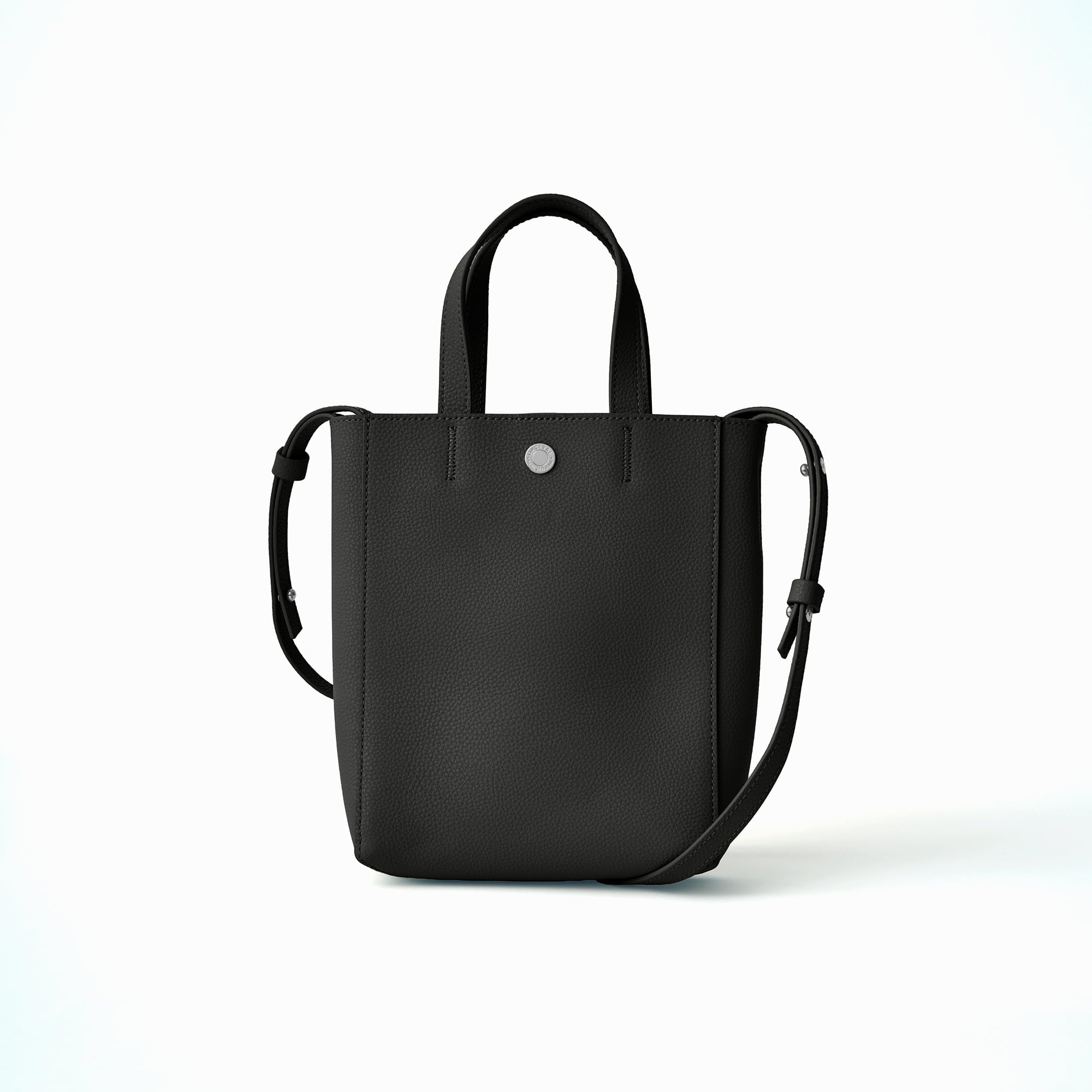 Double Face Leather 2way Tote Bag