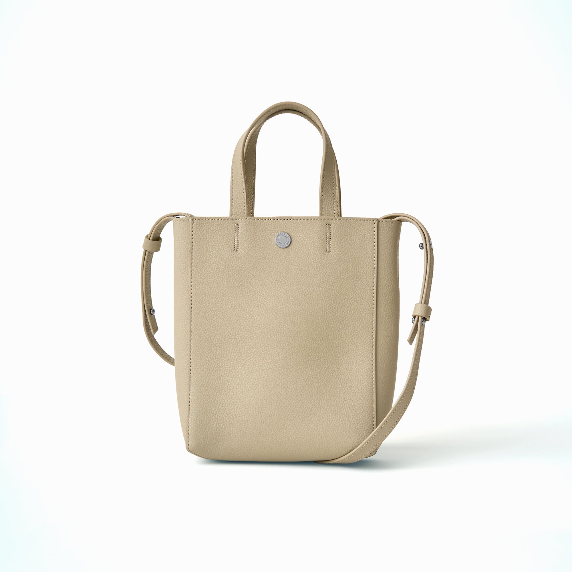 Double Face Leather 2way Tote Bag